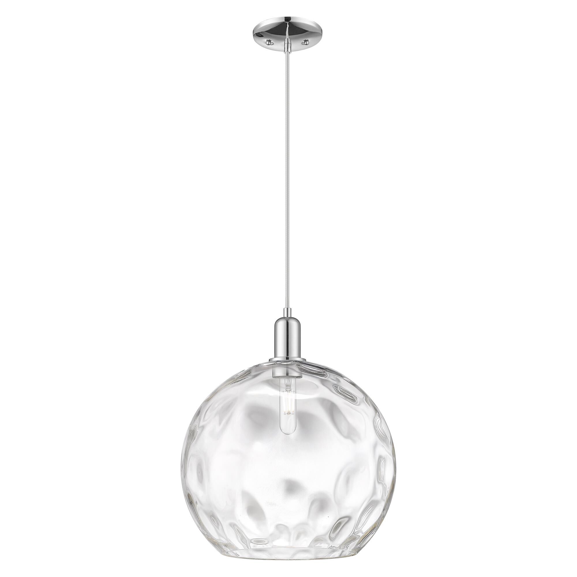 Shown in Polished Chrome finish and Clear Water glass