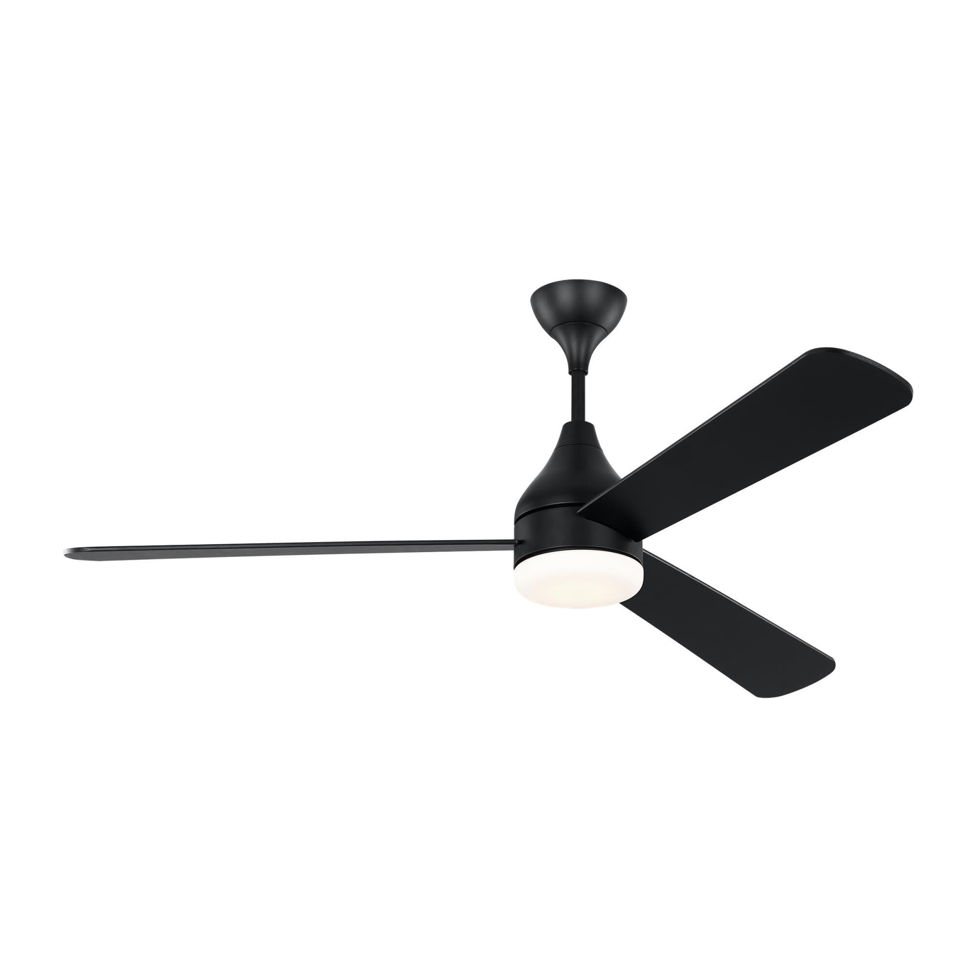 Barbara Barry Streaming Smart 60 Inch Ceiling Fan with Light Kit by Visual Comfort Fan Collection