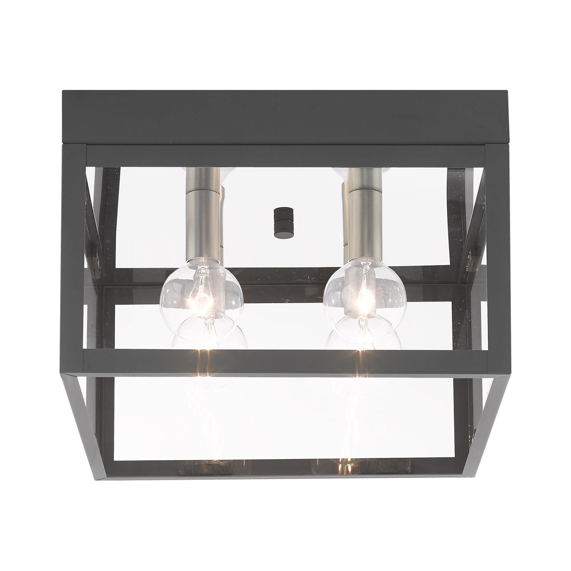 Nyack 10 Inch 4 Light Outdoor Flush Mount by Livex Lighting