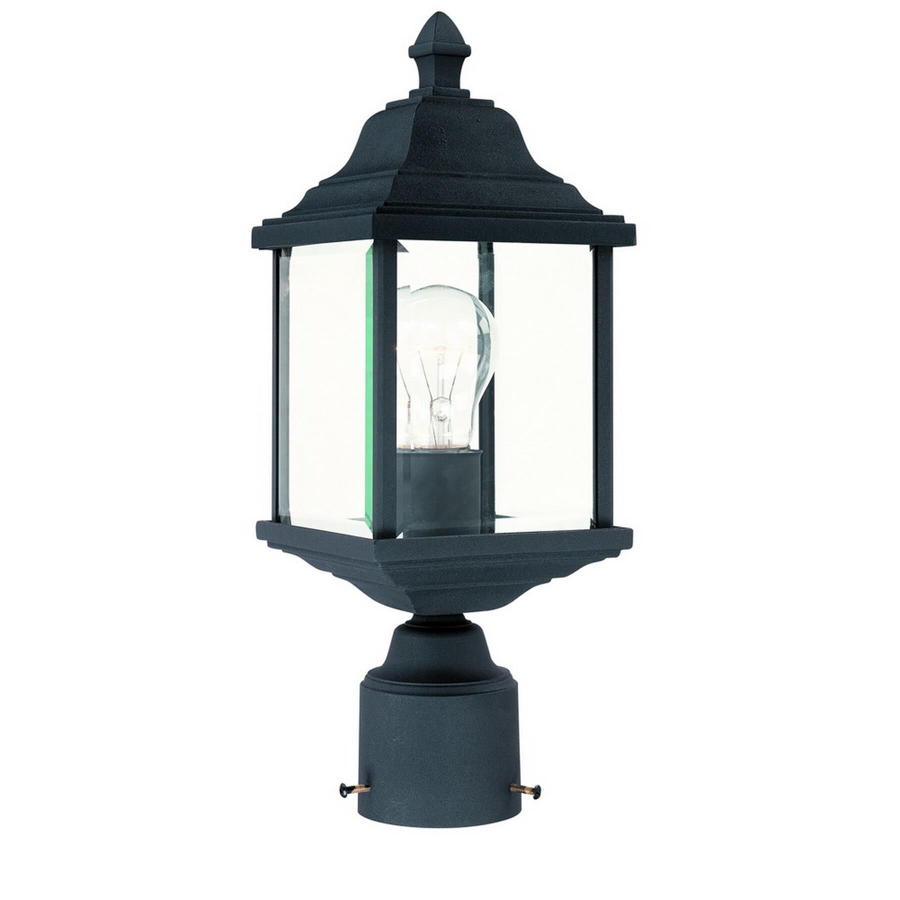 Charleston 16 Inch Tall 1 Light Outdoor Post Lamp by Dolan Designs