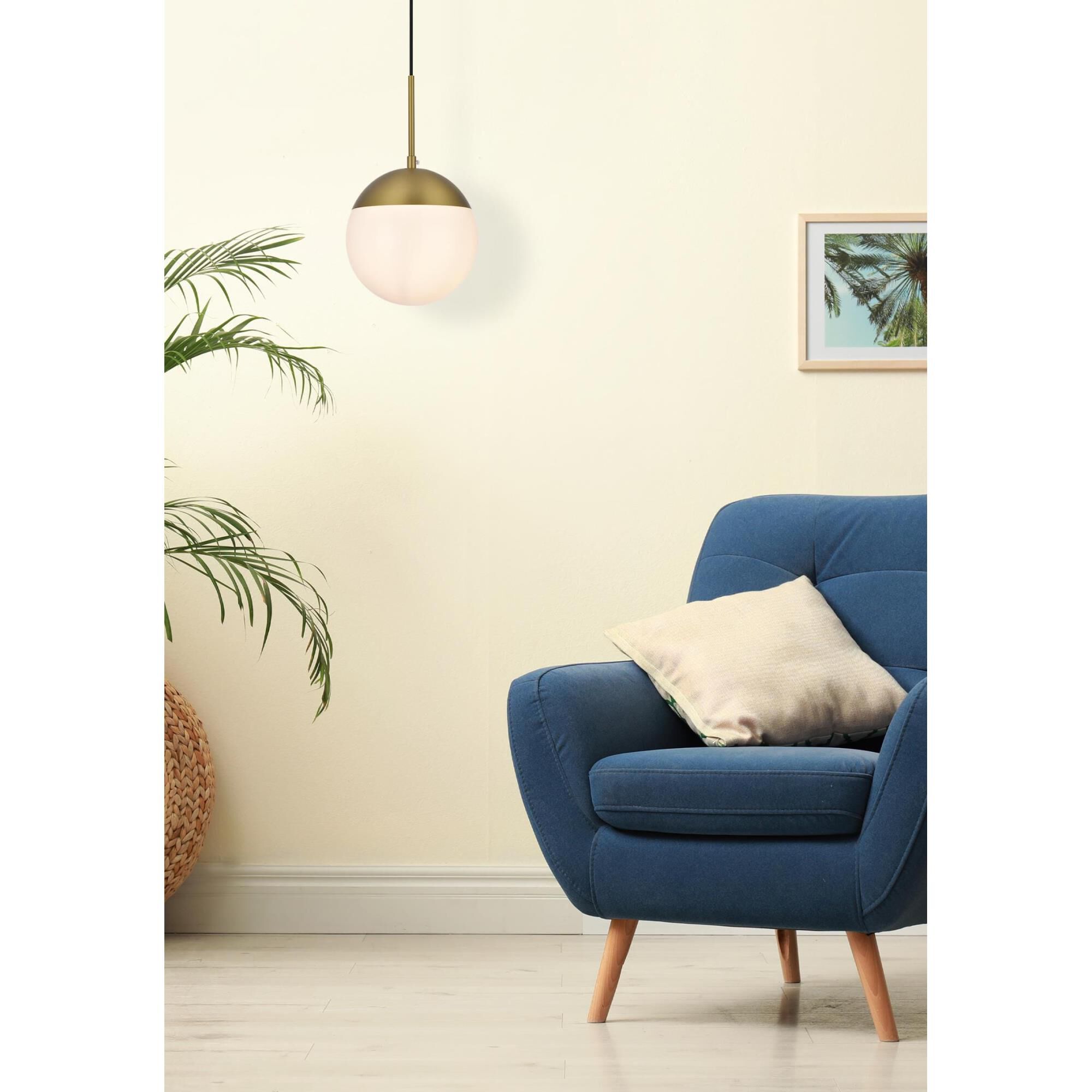 Eclipse 8 Inch Mini Pendant by Elegant Lighting