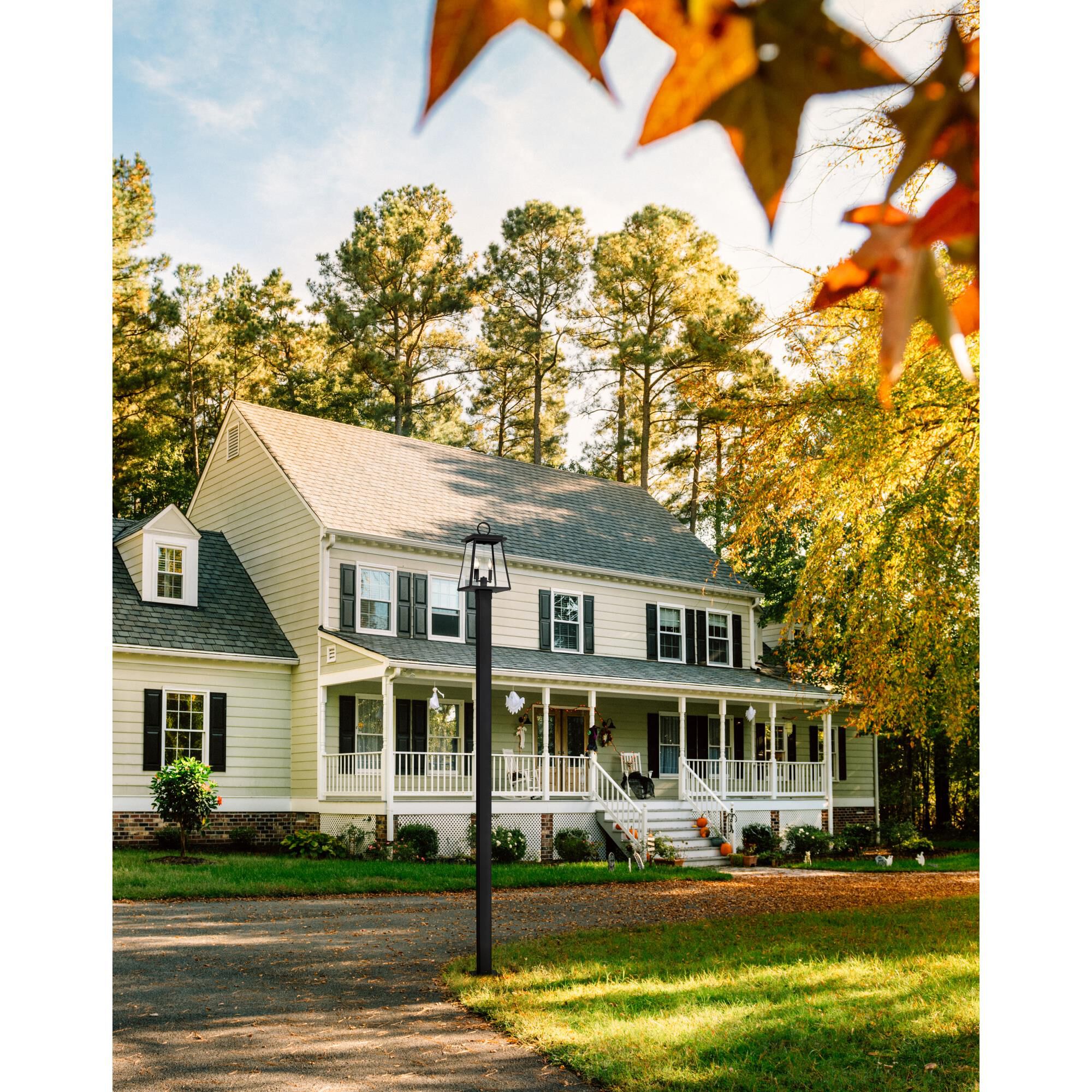 Broughton 112 Inch Tall 2 Light Outdoor Post Lamp by Z-Lite