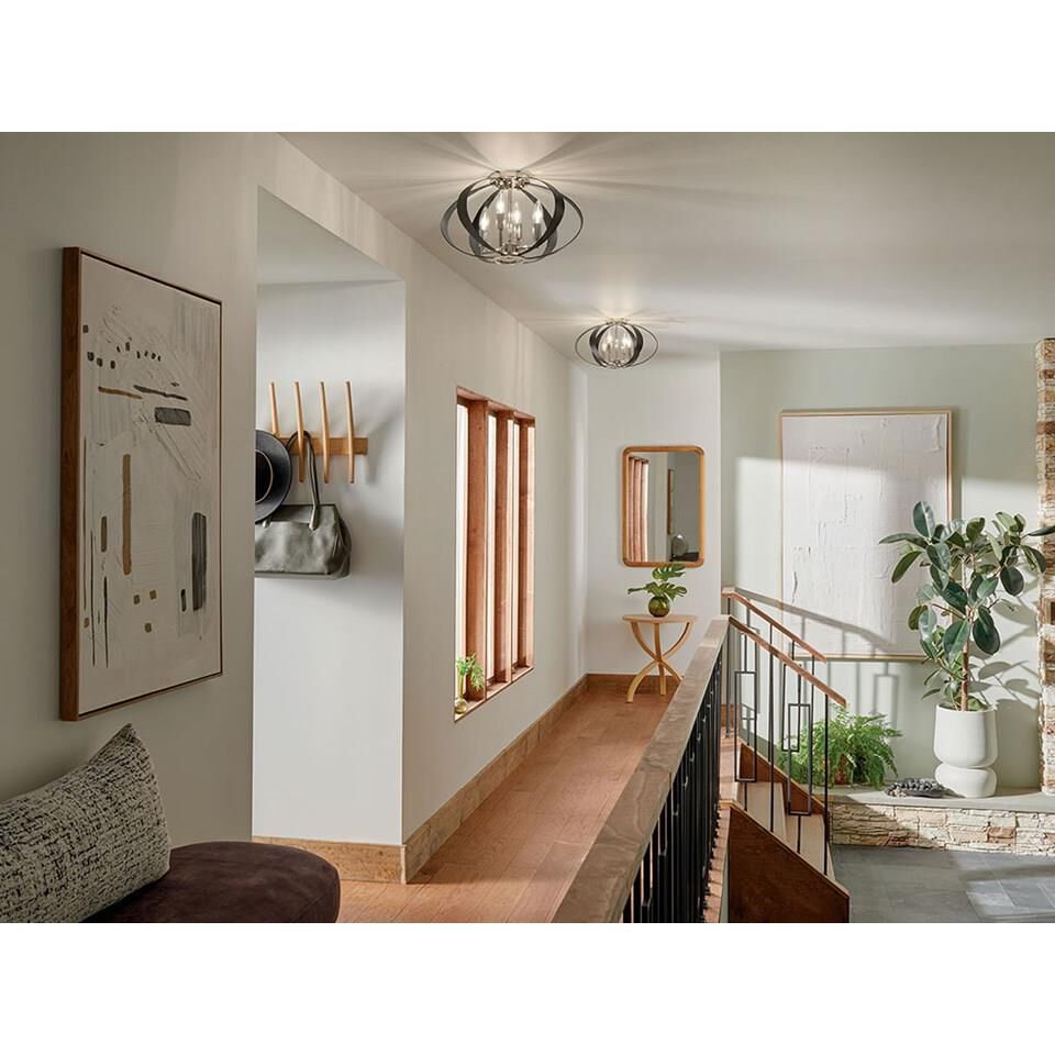 Cecil 17 Inch 4 Light Semi Flush Mount by Kichler Lighting