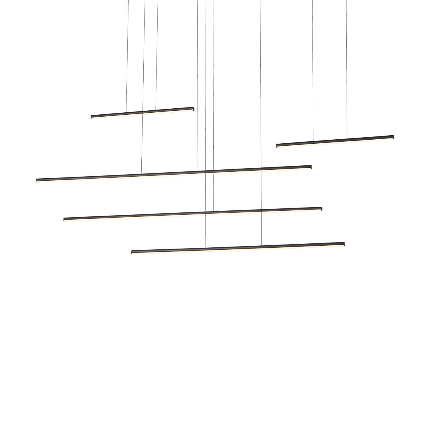 Chute Motion 61 Inch Linear Suspension Light by Kuzco Lighting