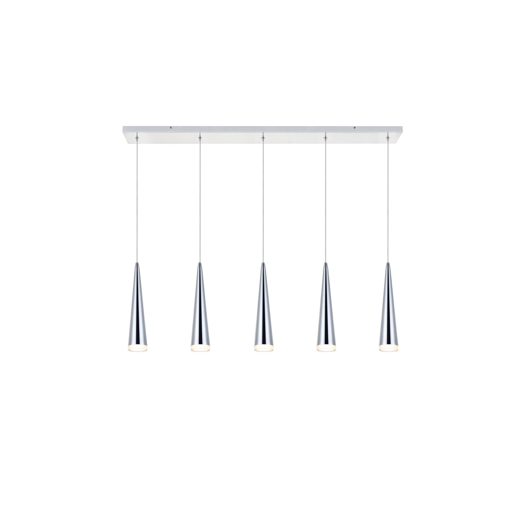 Shown in Chrome finish and Clear glass