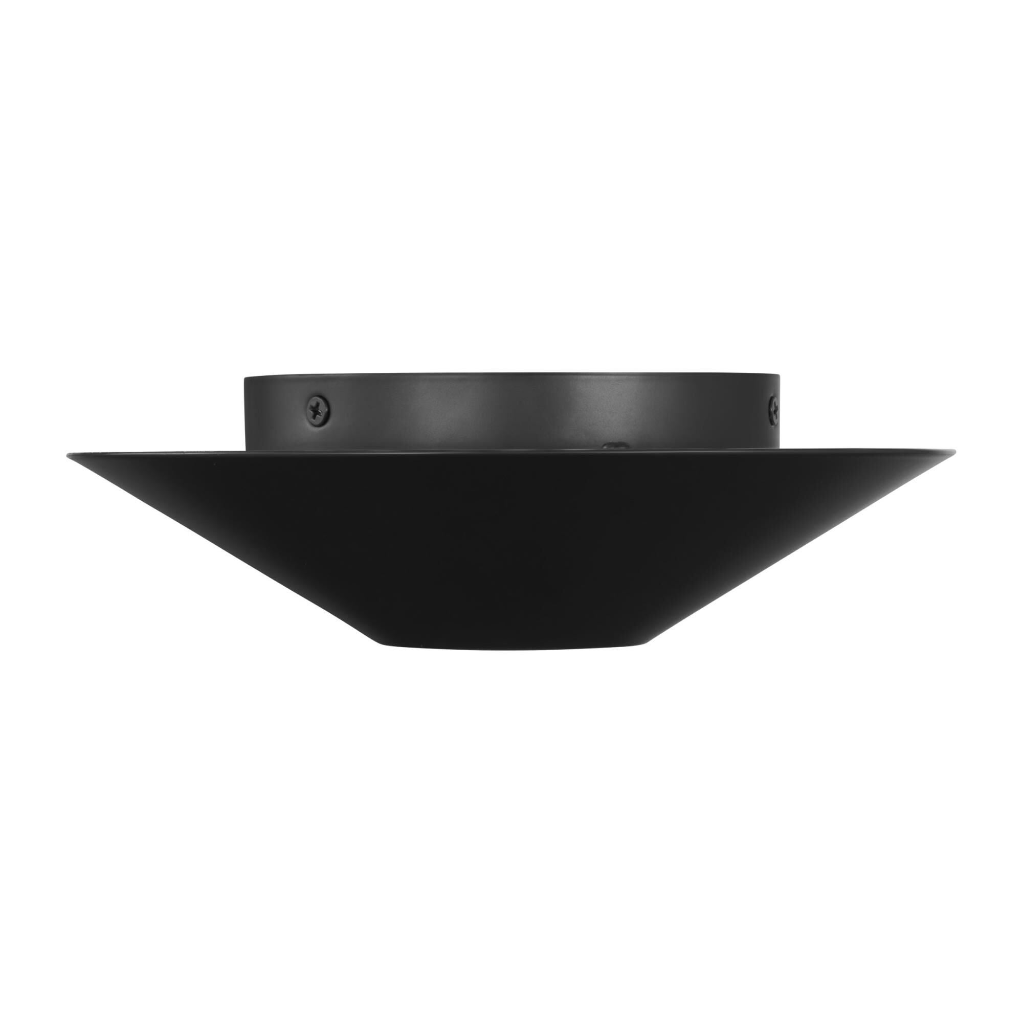 Shown in Midnight Black finish and Sandblast Inside and Clear Outside glass