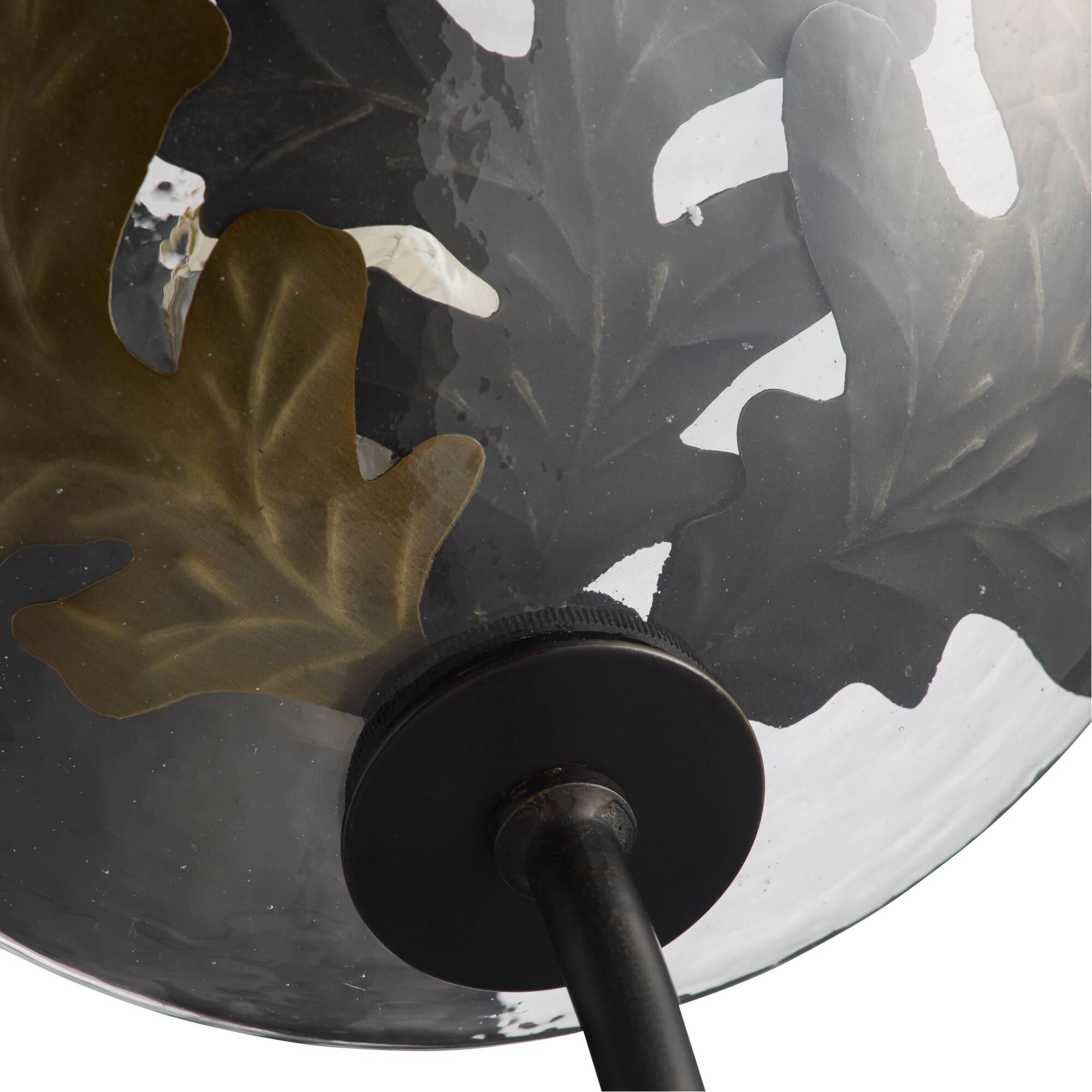 Shown in Bronze finish and Clear glass