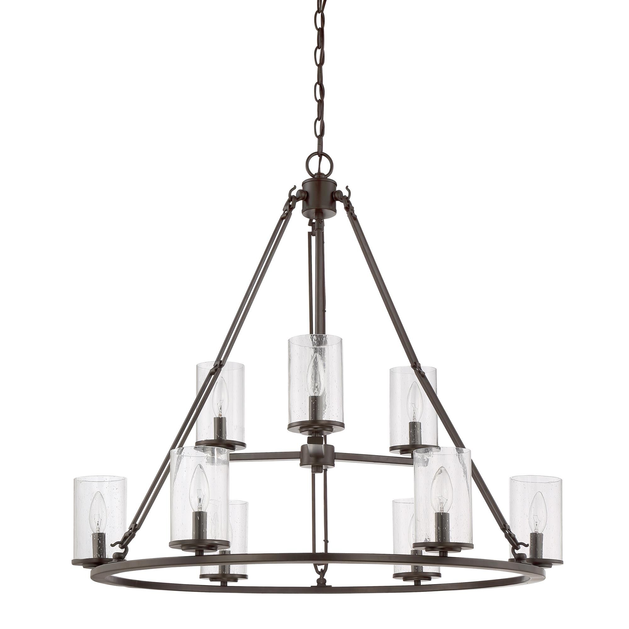 Buchanan 33 Inch 9 Light Chandelier by Quoizel
