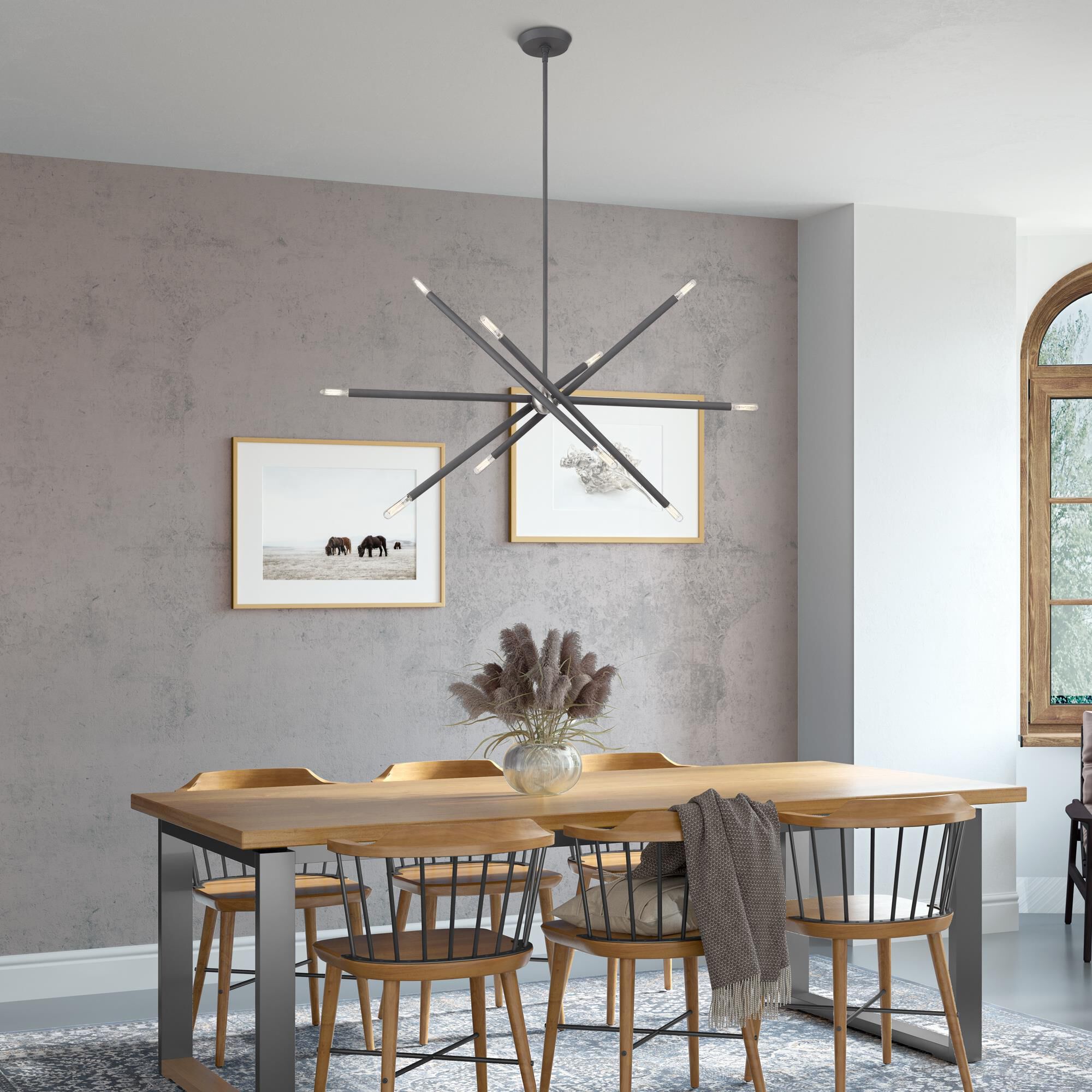 Shown in Scandinavian Gray with Brushed Nickel Accents finish