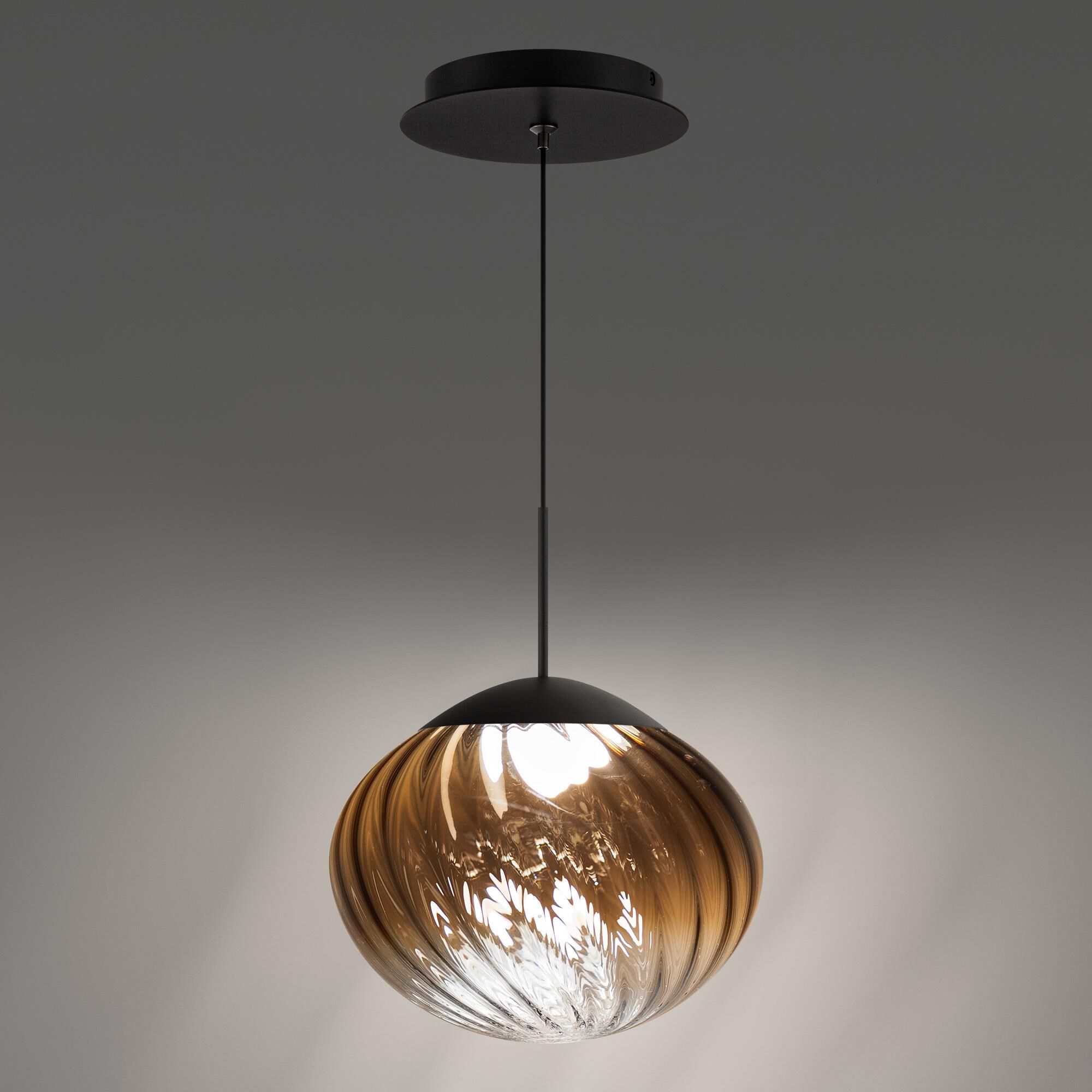 Shown in Black Amber Glass finish