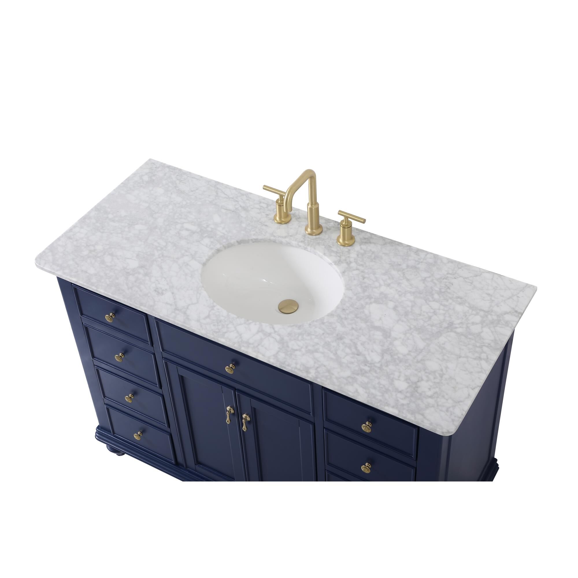 Shown in Blue finish