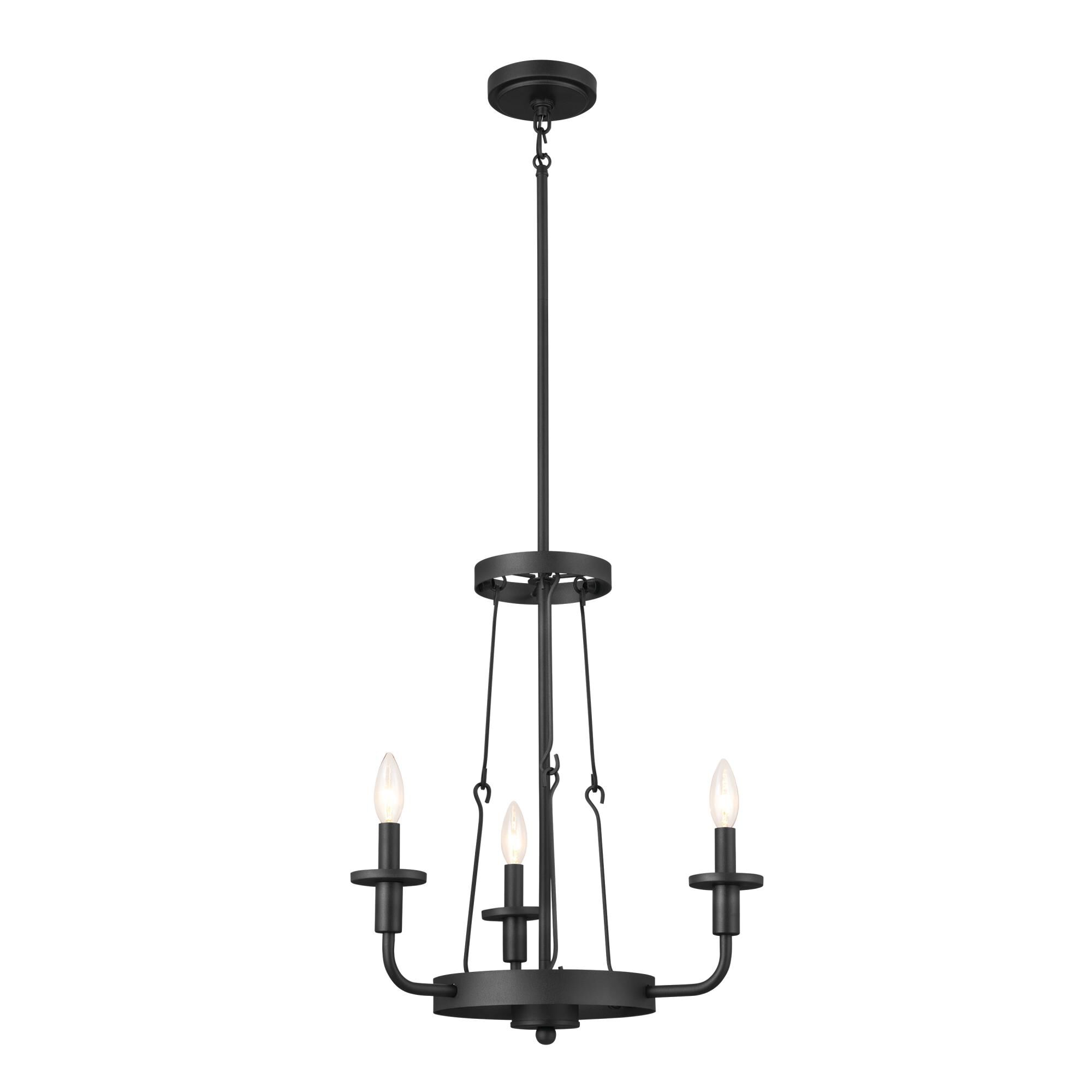 Vetivene 19 Inch 3 Light Mini Chandelier by Kichler Lighting