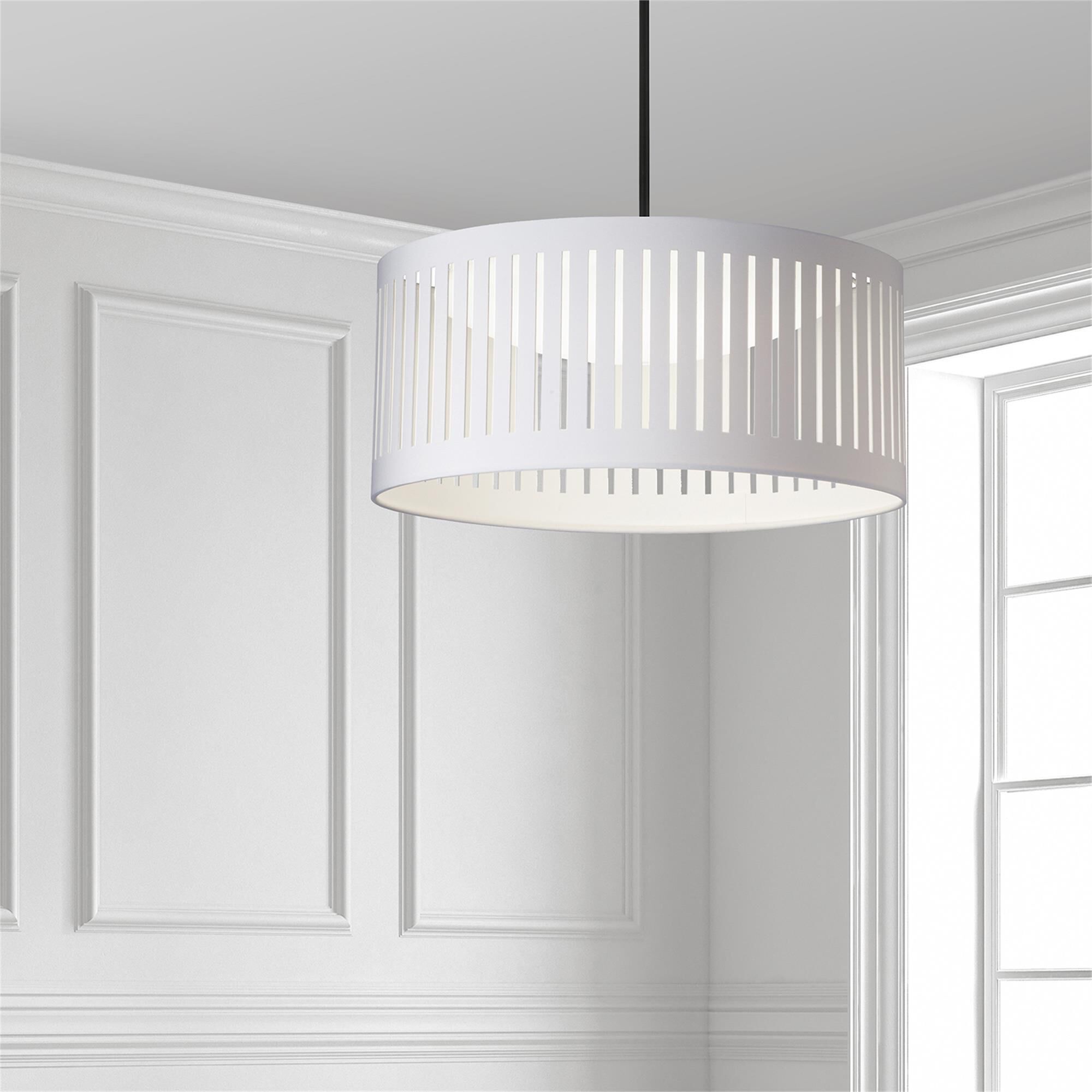 Dainolite Slit Drum 20 Inch LED Large Pendant