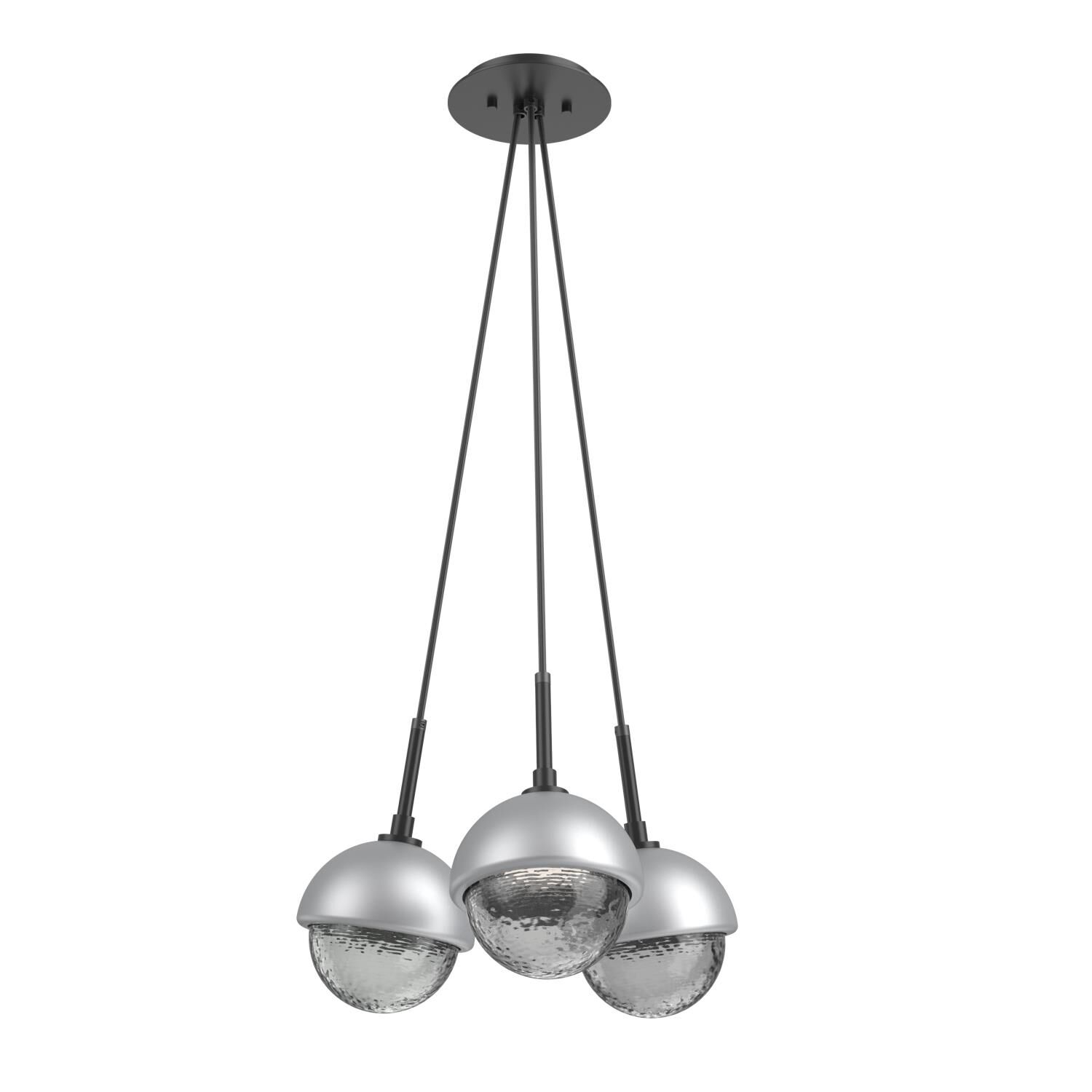 Levi Wilson Cabochon 13 Inch Multi Pendant Light by Hammerton Studio
