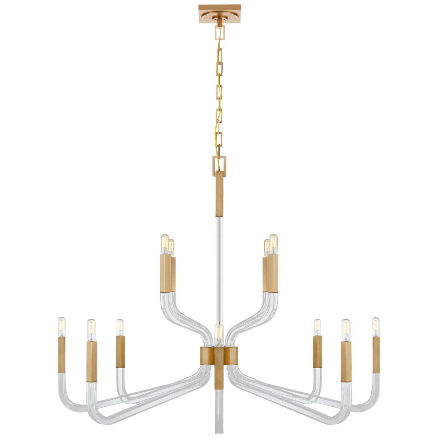 Chapman & Myers Reagan 44 Inch 12 Light Chandelier by Visual Comfort Signature Collection