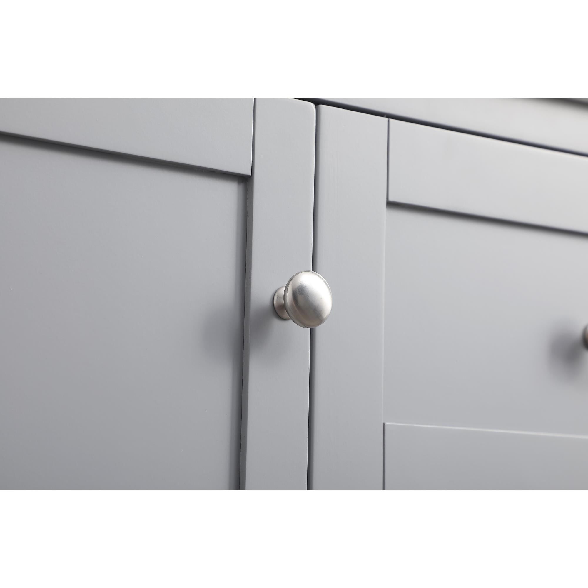 Shown in Grey finish