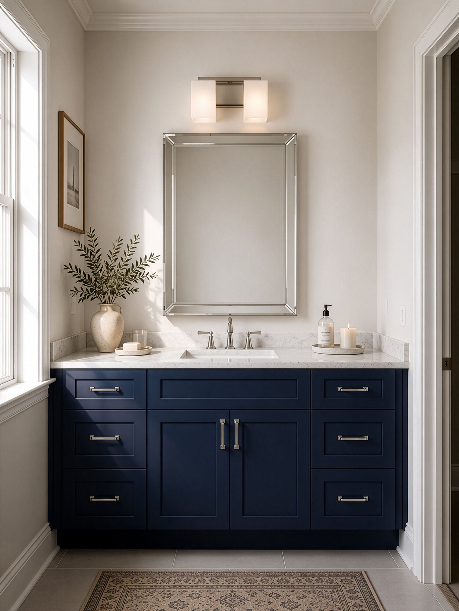 Capri 12 Inch Bath Vanity Light,