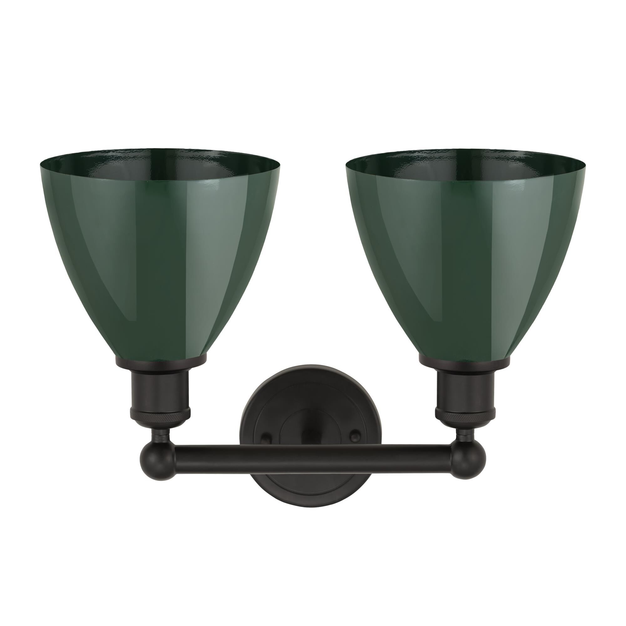 Shown in Oil Rubbed Bronze and Green finish and Green Metal shade