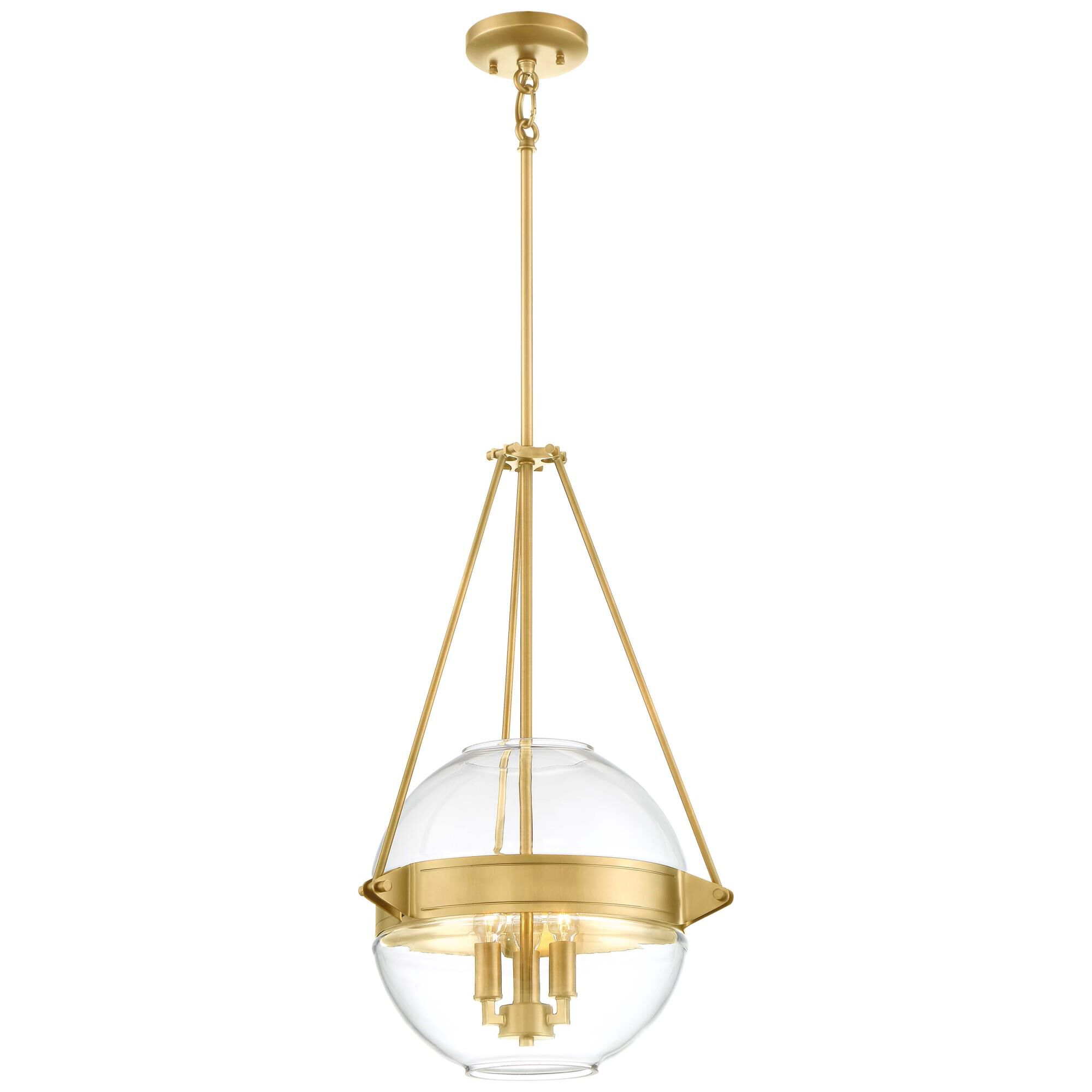 Shown in Liberty Gold finish and Clear glass