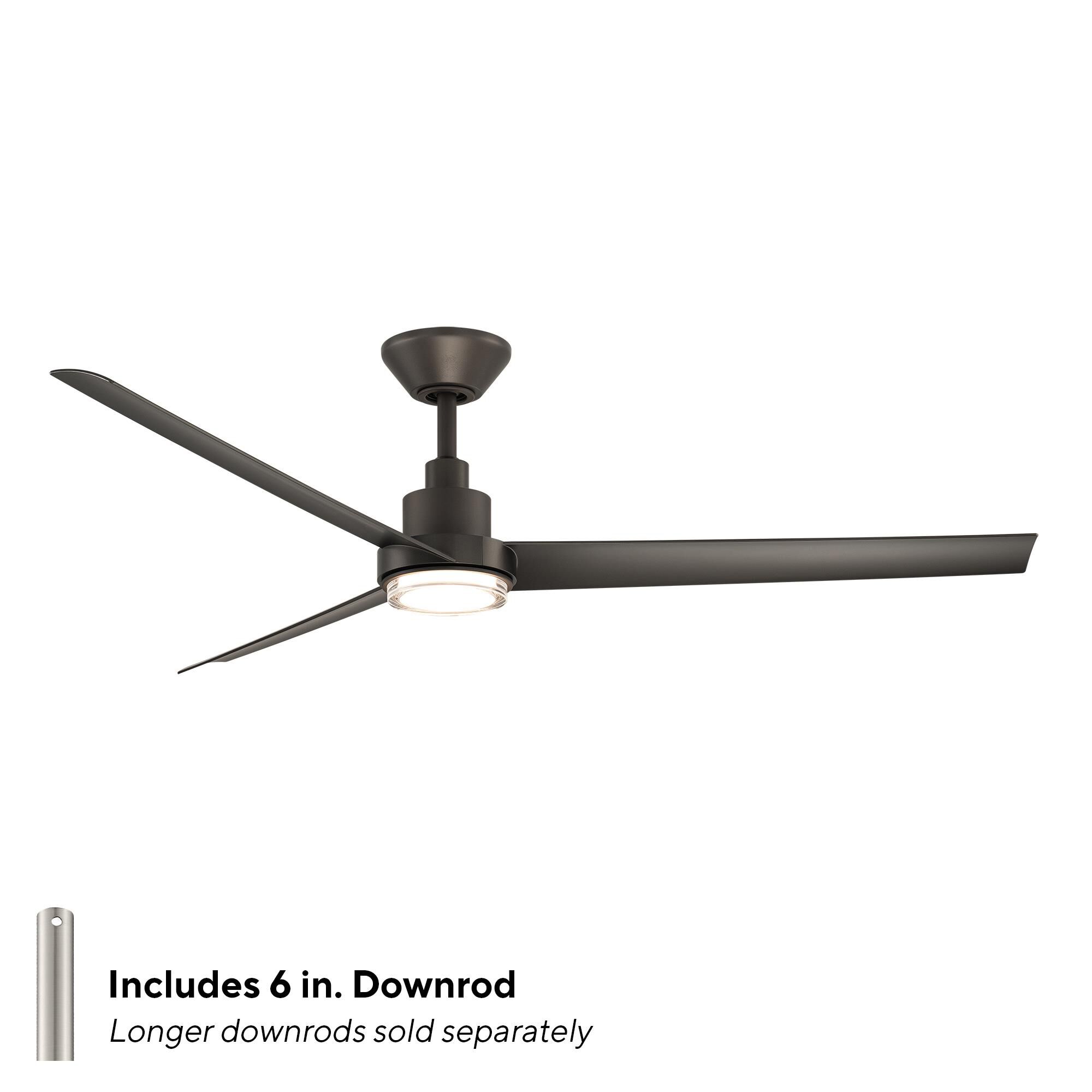 Bolo 62 Inch Ceiling Fan with Light Kit by Modern Forms