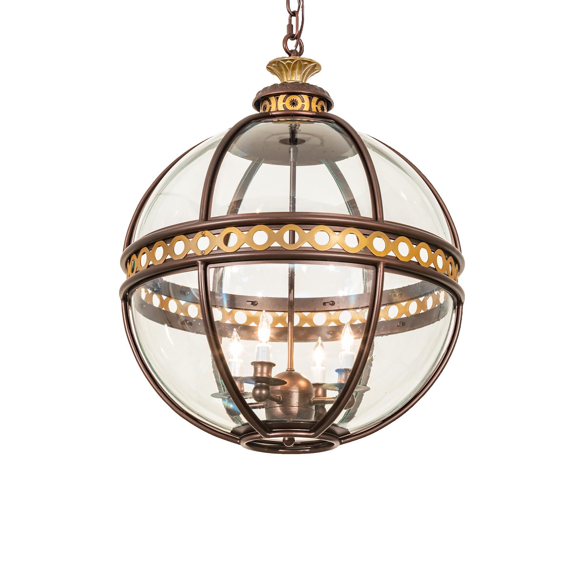 Meyda Lighting Guilloche 21 Inch Large Pendant