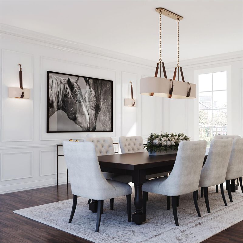 Saratoga Medium Linear Chandelier by Hubbardton Forge