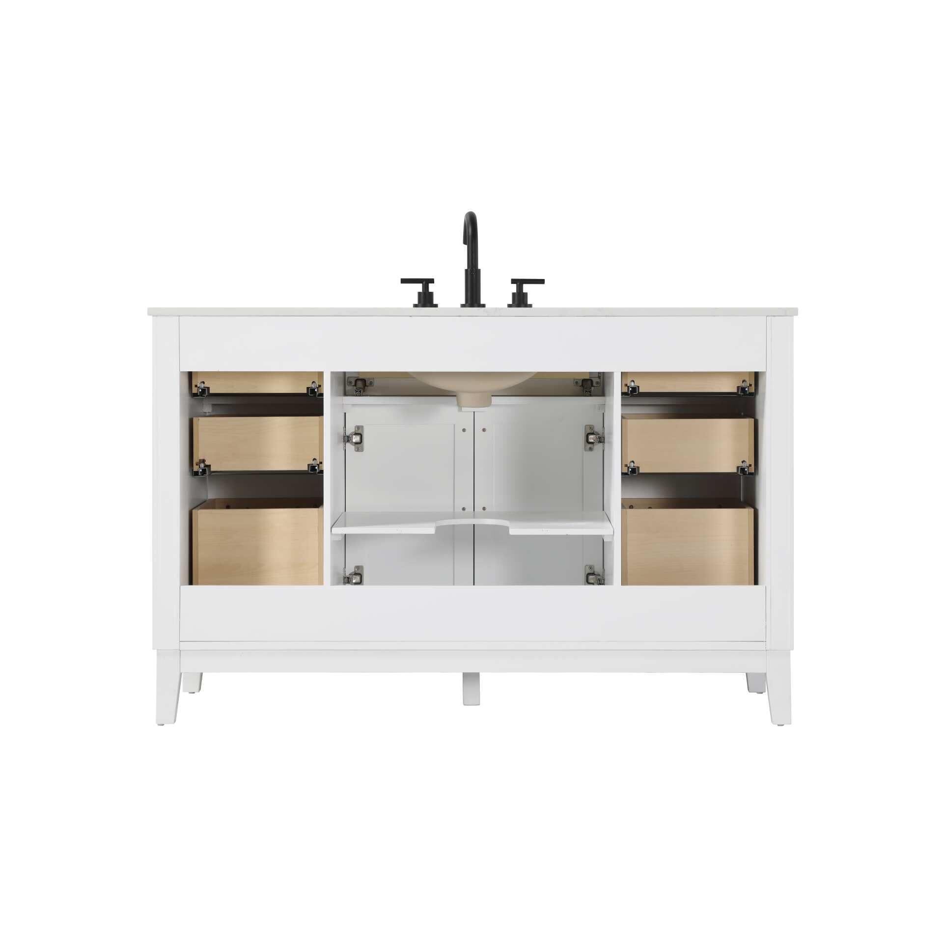 Shown in White finish