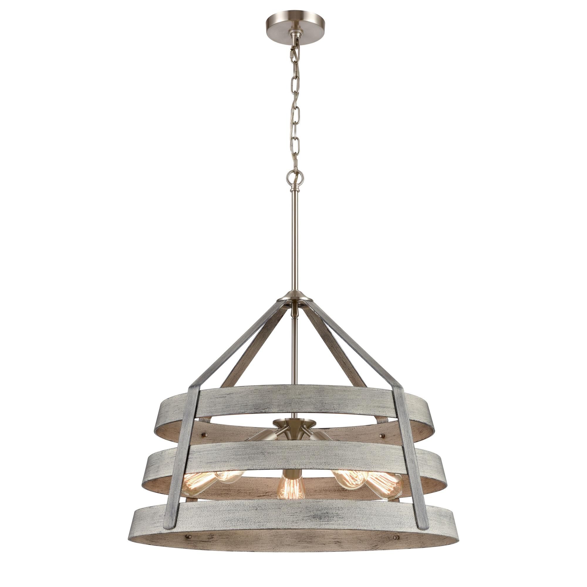 Brigantine 24 Inch 5 Light Chandelier by ELK Lighting
