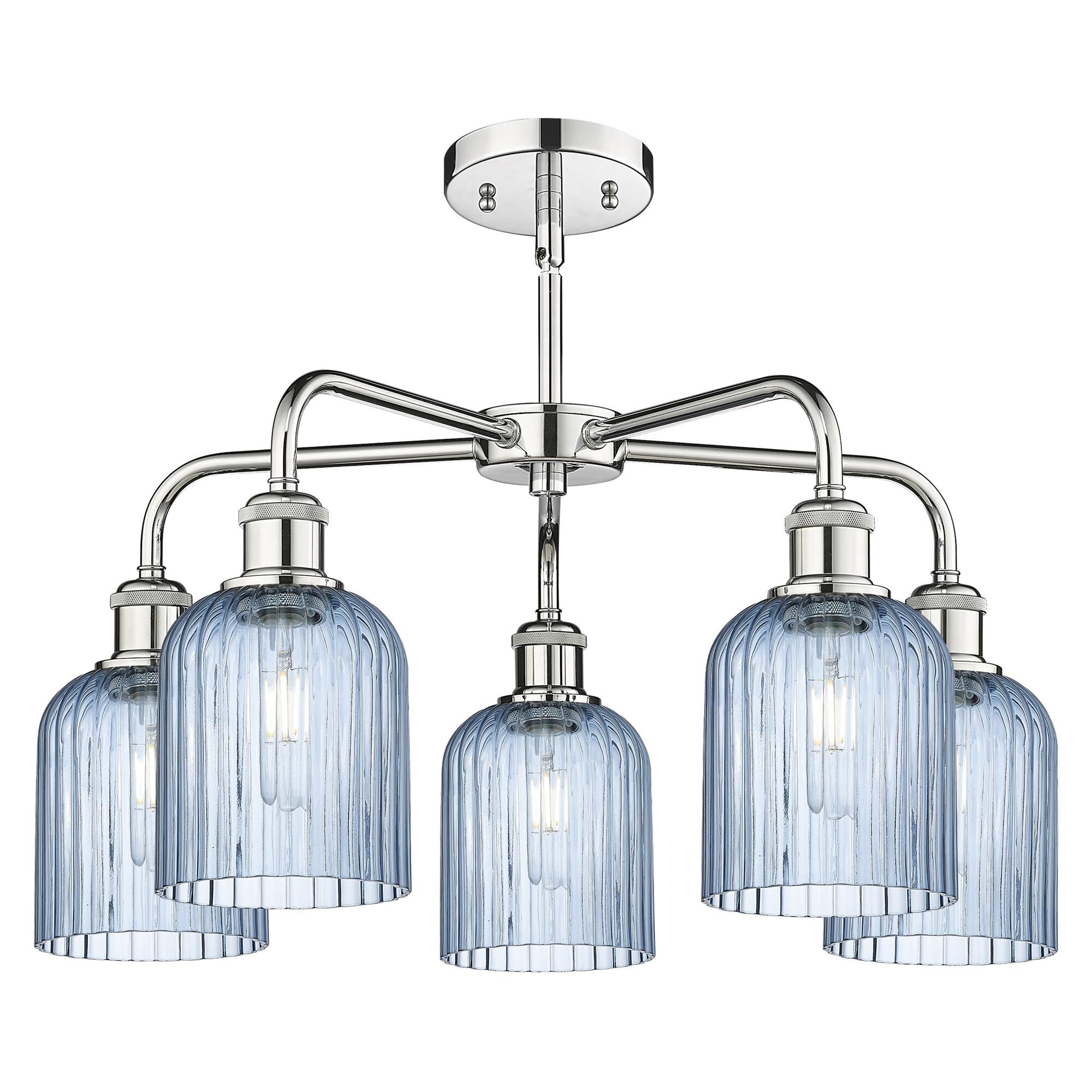 Shown in Polished Chrome finish and Princess Blue shade