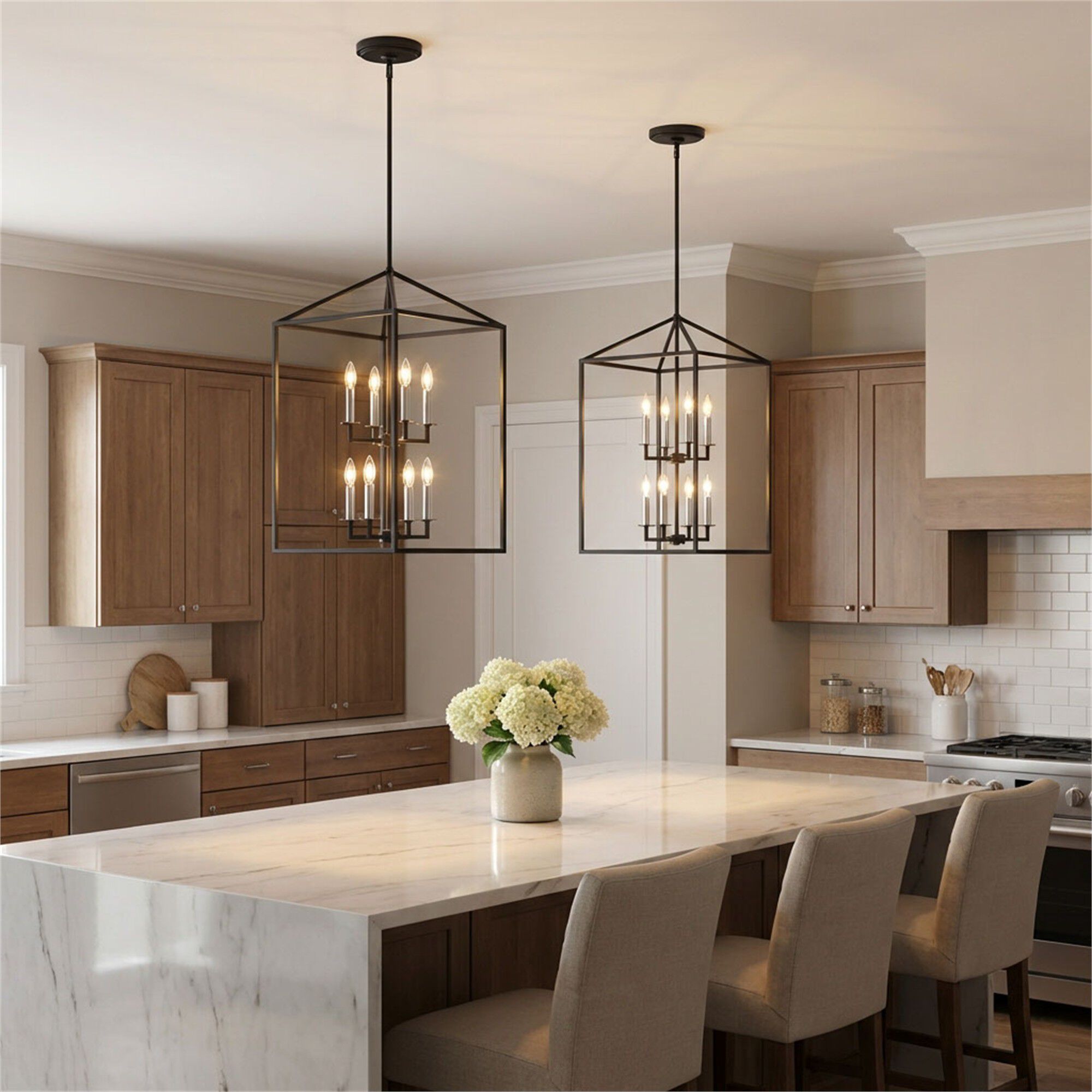 Perryton 19 Inch Cage Pendant,