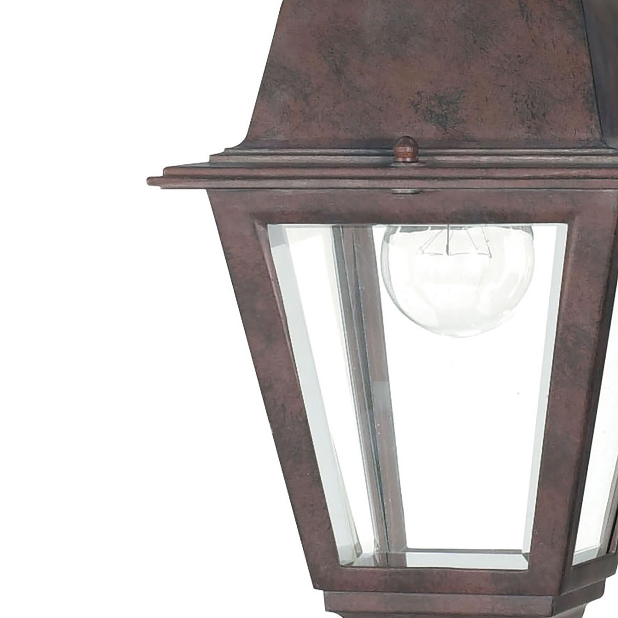 Briton 10 Inch Tall 1 Light Outdoor Hanging Lantern by Nuvo Lighting