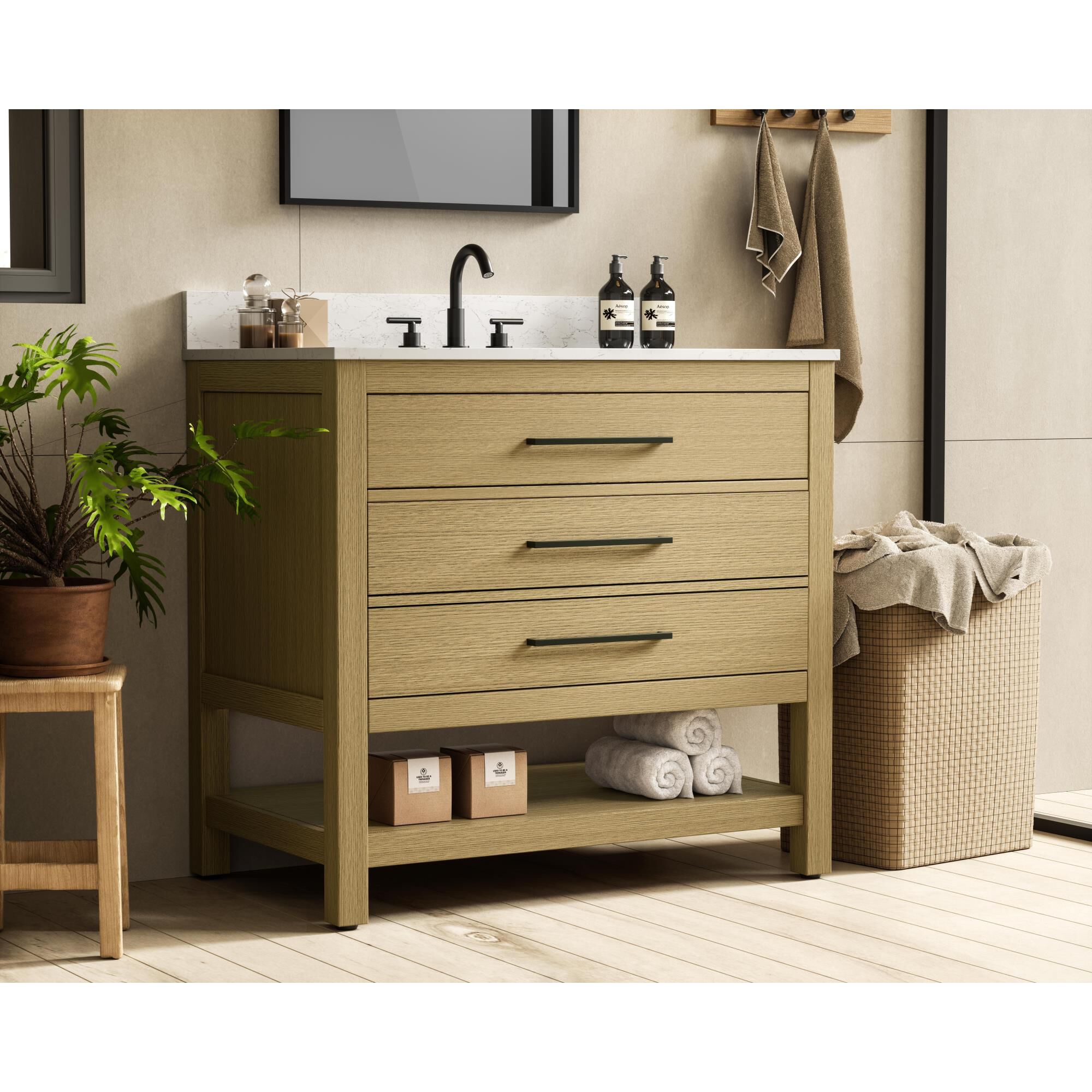 Karson 36 Inch Bath Vanity by Elegant Dcor