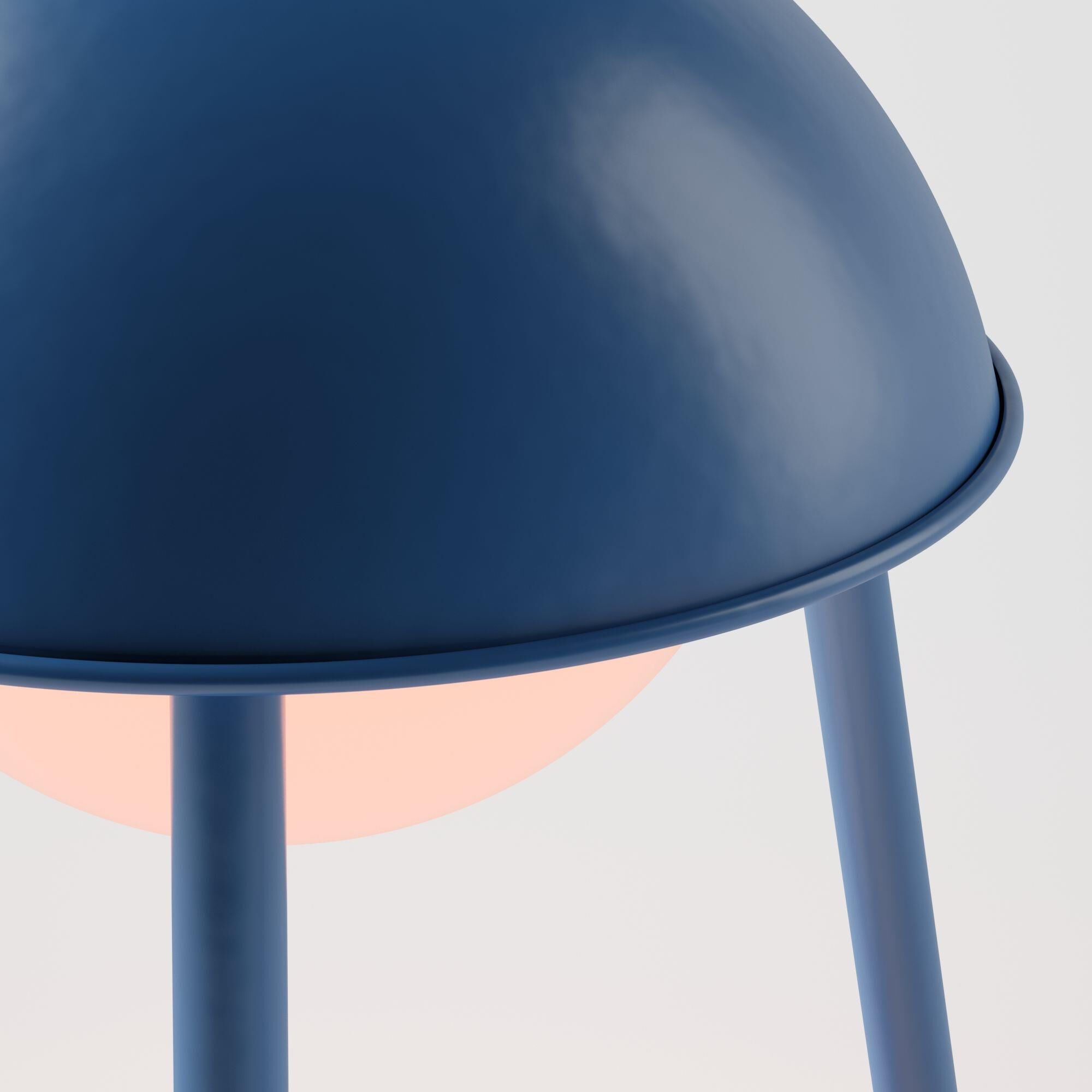 Kibun Helmet 21 Inch Table Lamp by Bulbrite