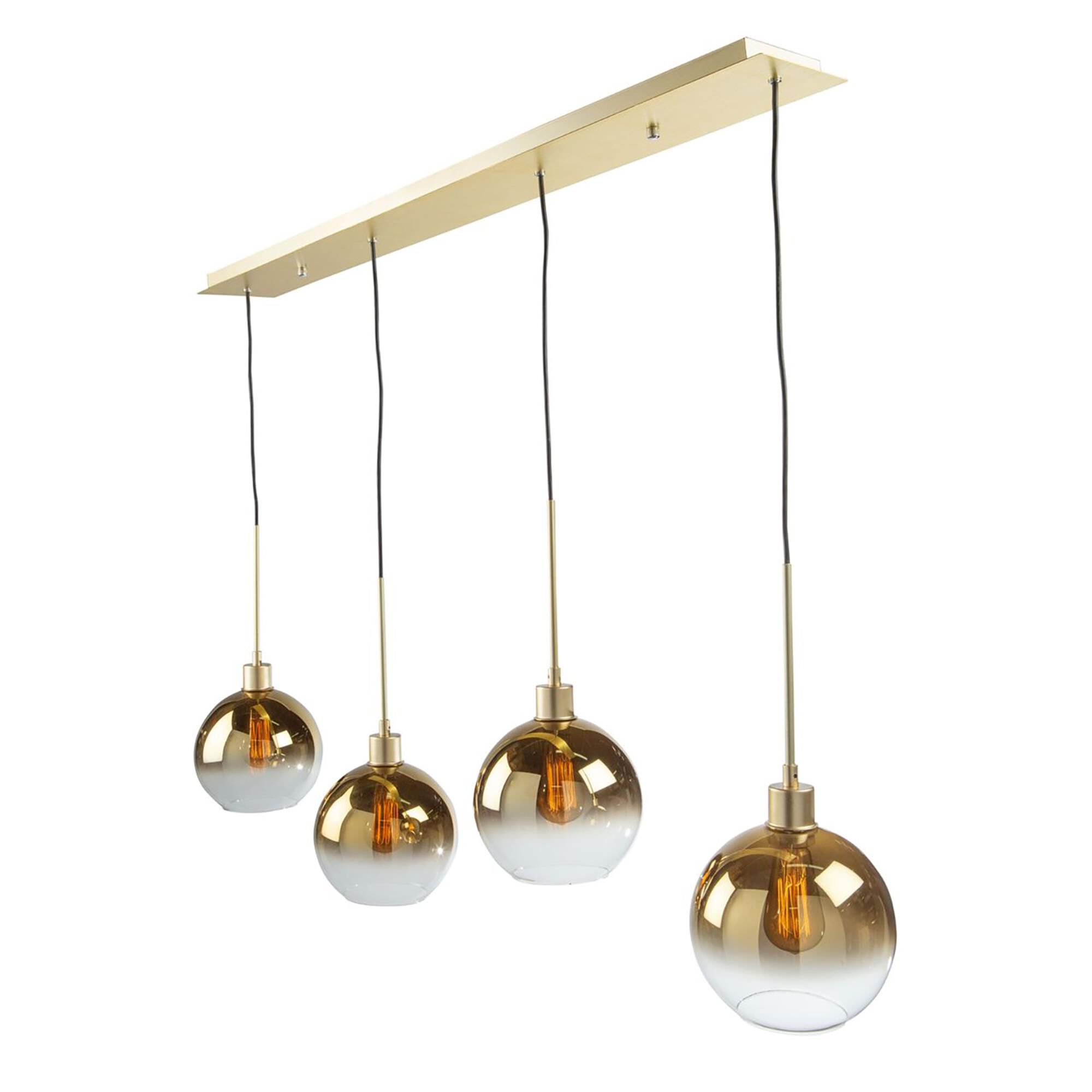 Steven Sabados (S&C) Morning Mist 48 Inch 4 Light Linear Suspension Light,