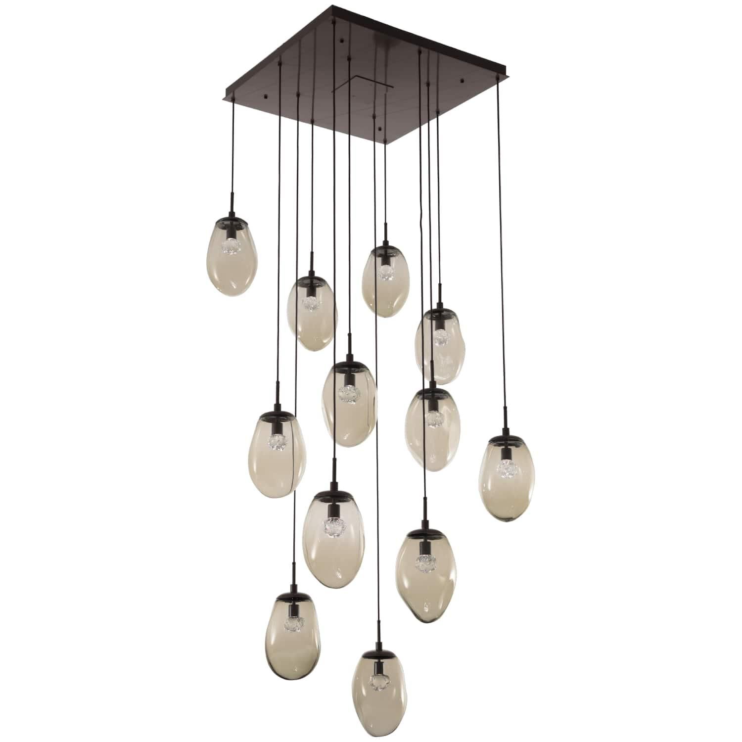 Levi Wilson Nebula 38 Inch 12 Light LED Multi Light Pendant by Hammerton Studio