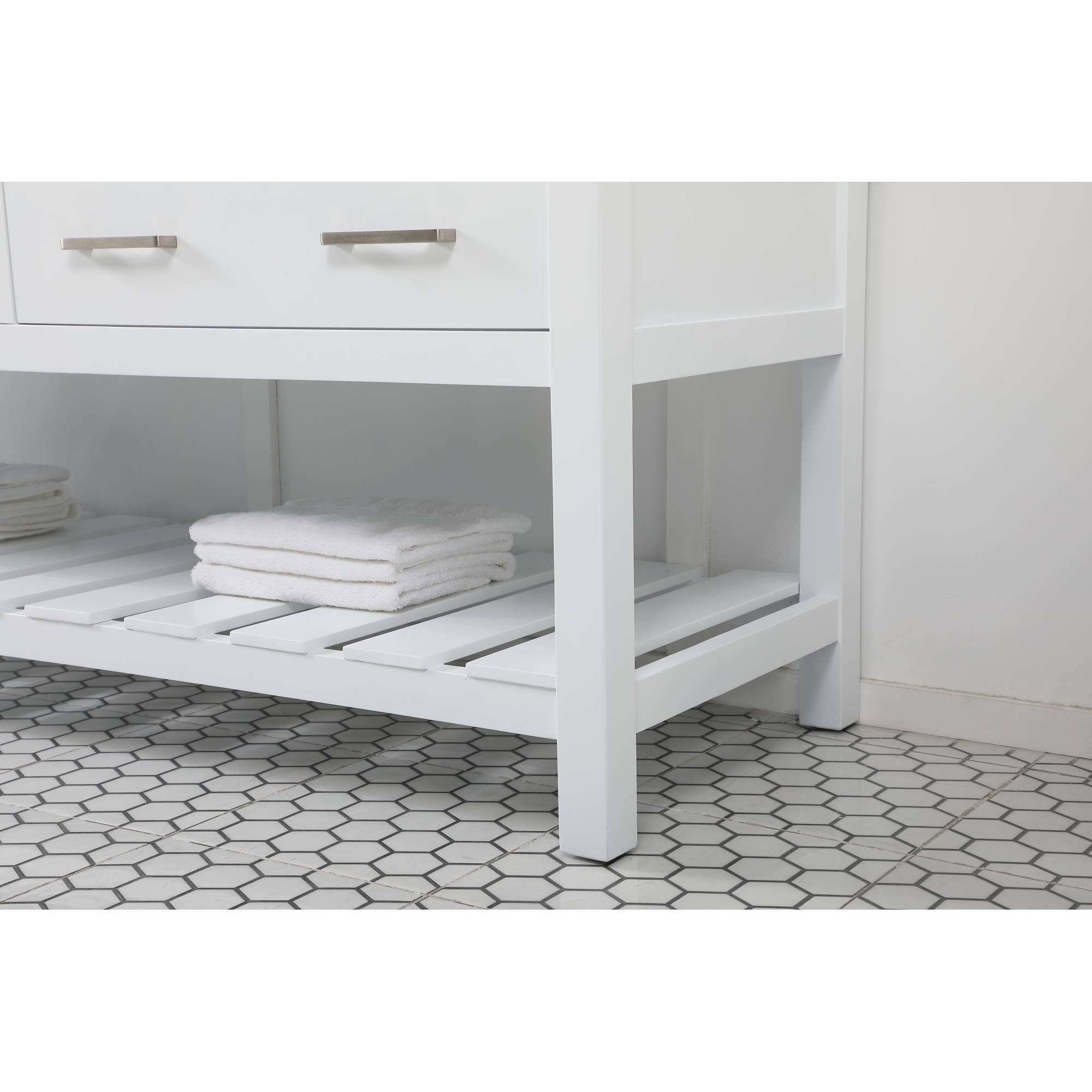 Shown in White finish