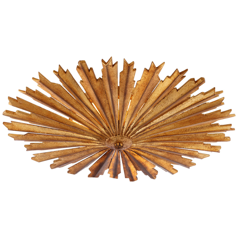 Chapman and Myers Claymore 18 Inch 1 Light LED Flush Mount by Visual Comfort Signature Collection