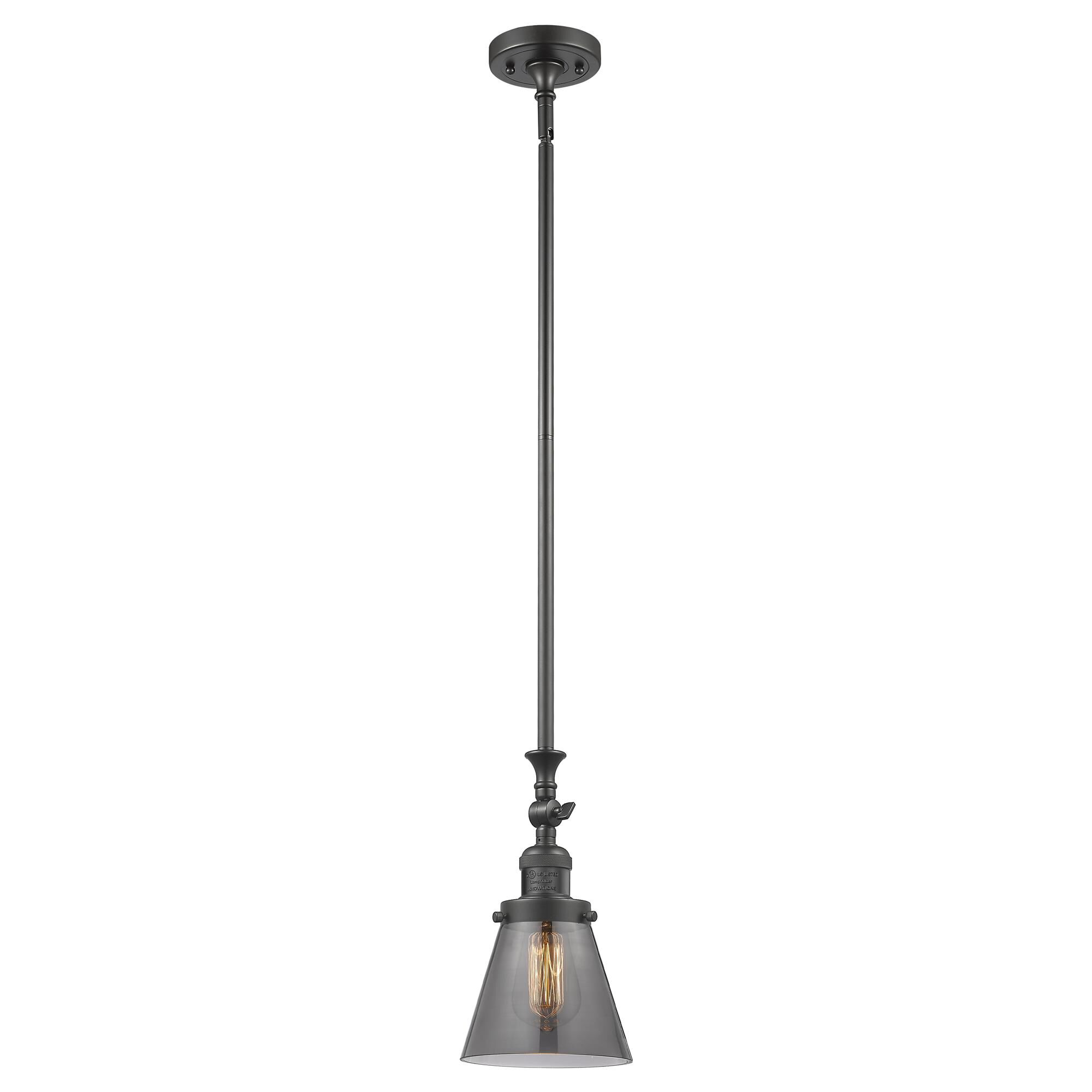 Shown in Oil Rubbed Bronze finish and Smoked glass