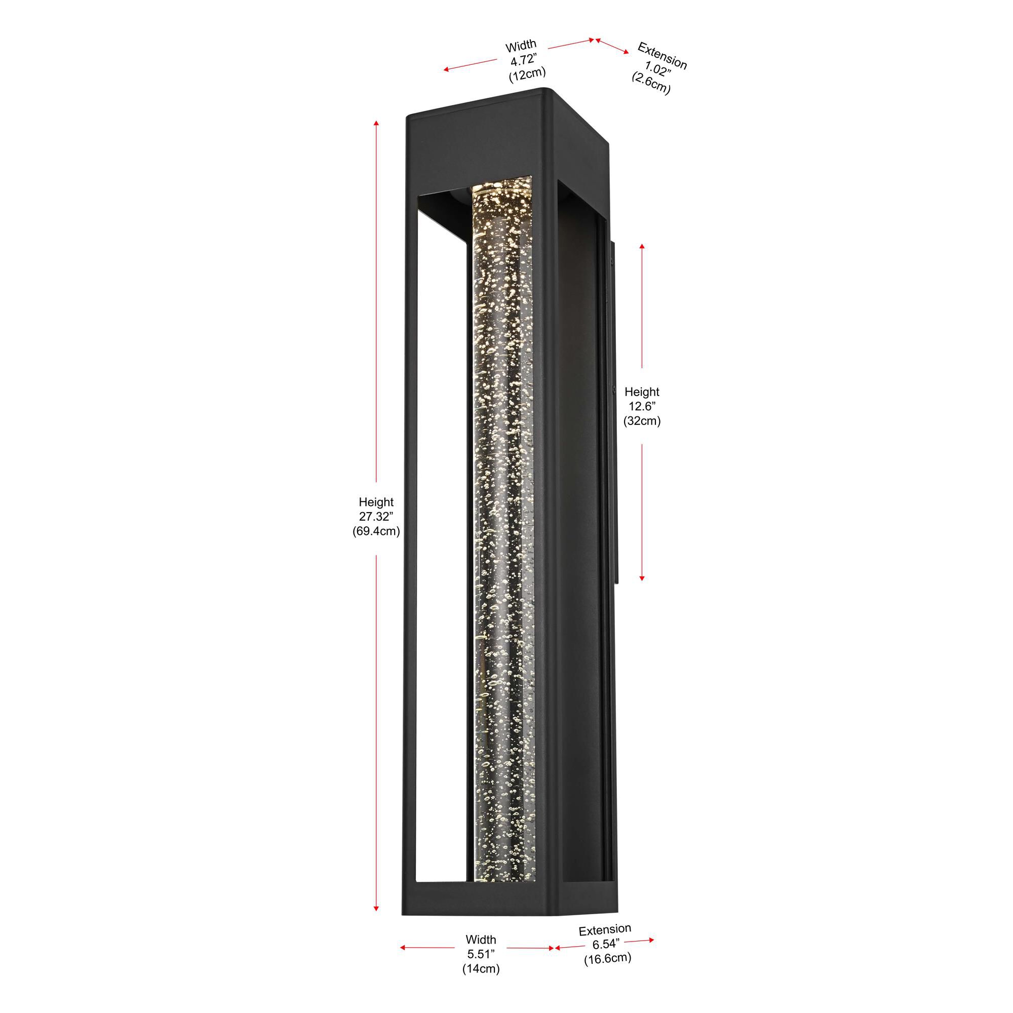 Amaris 27 inch Outdoor Wall Light by Elegant Lighting
