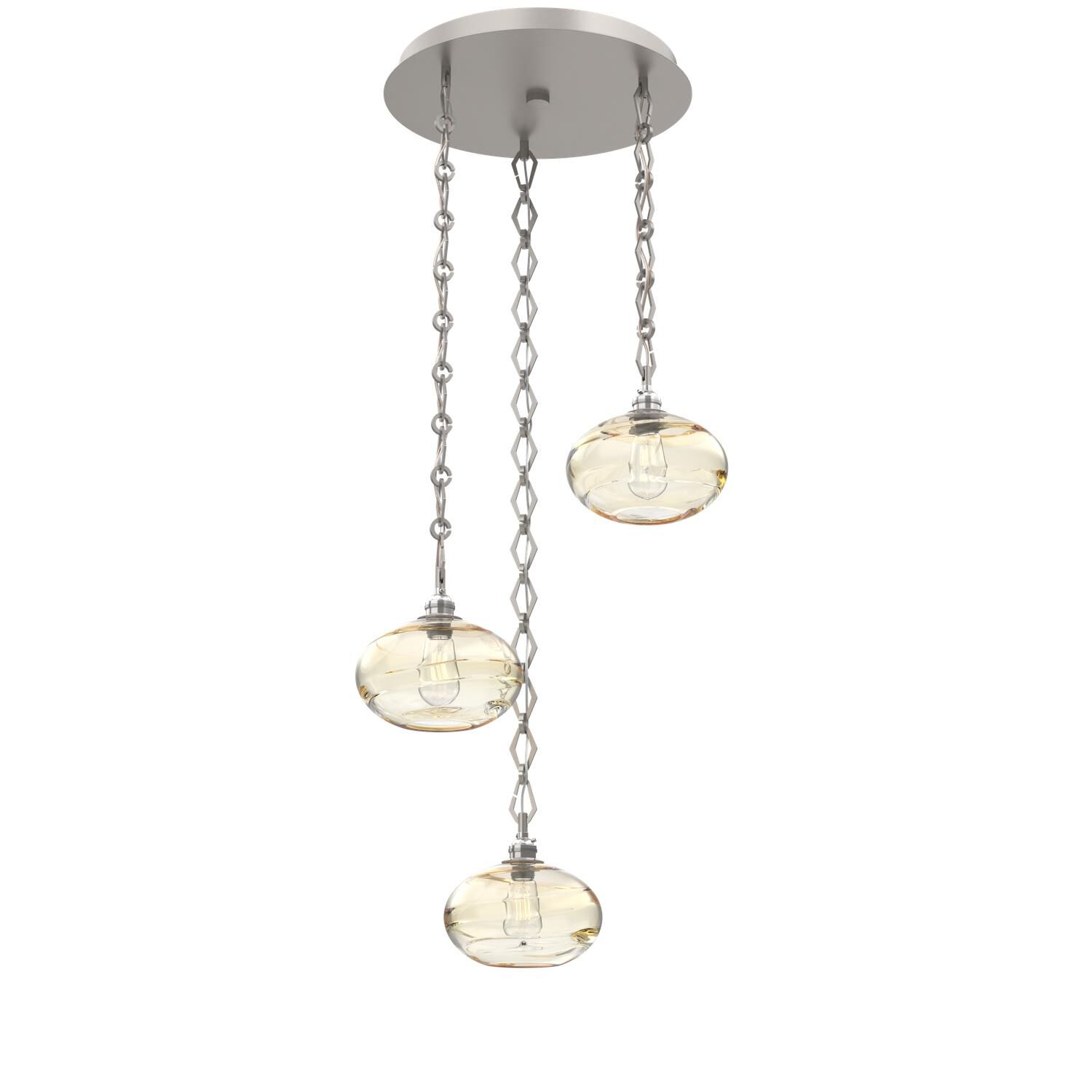 Levi Wilson Coppa 20 Inch Multi Light Pendant by Hammerton Studio