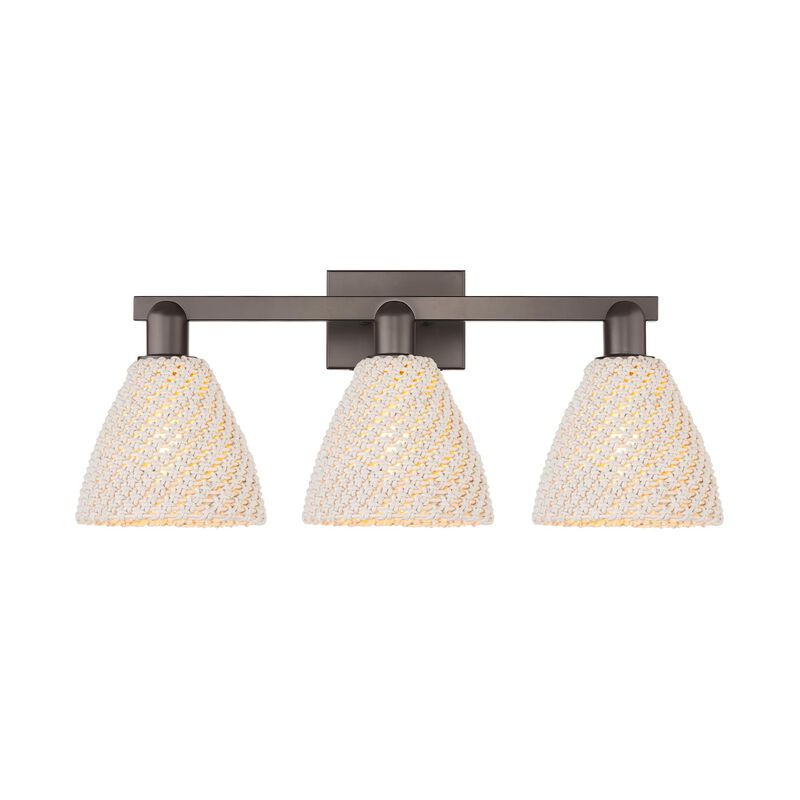 Bruno Marashlian Natural Ballston Dome 26 Inch Bath Vanity Light by Innovations Lighting