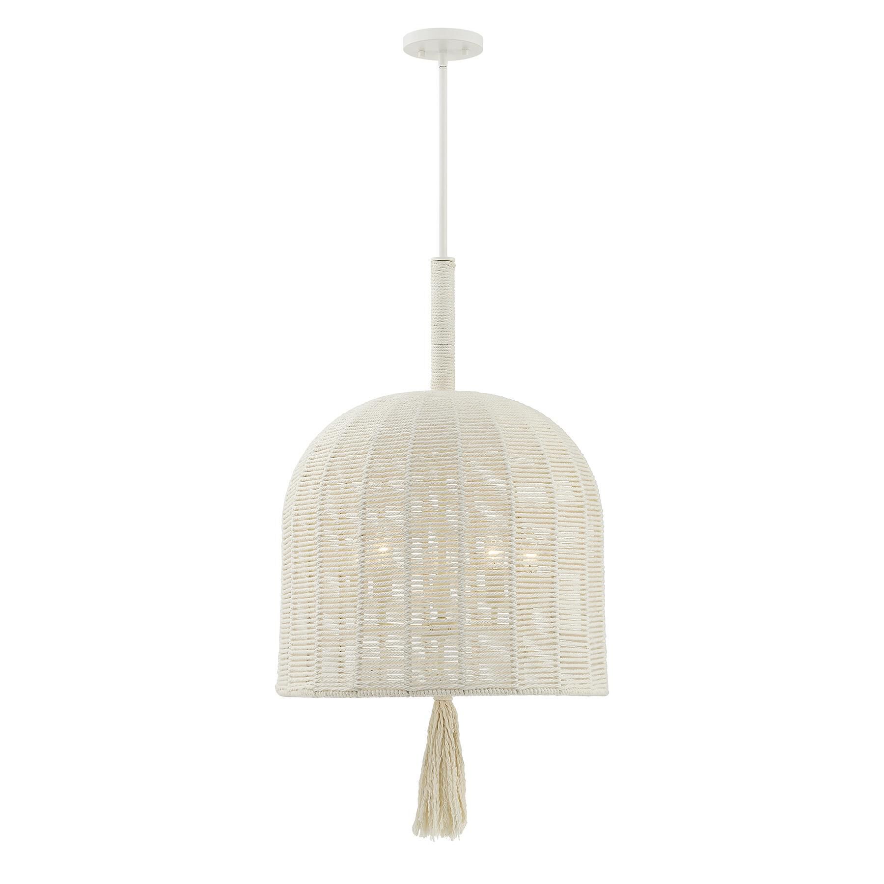 Shown in Cotton finish and White Cotton Rope shade