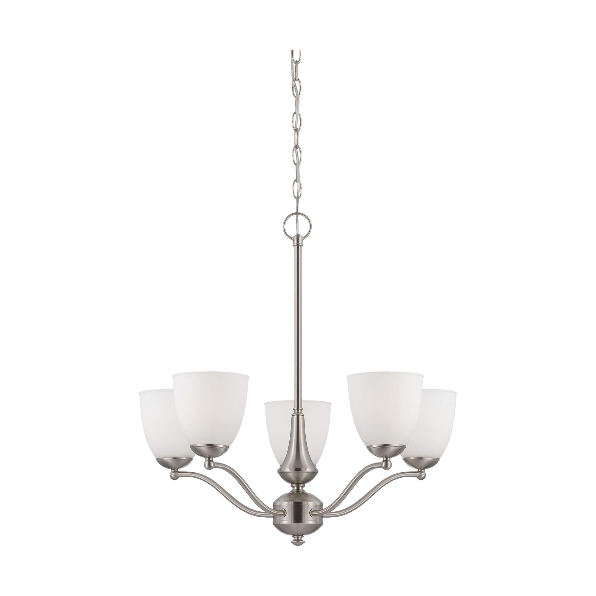 Patton 25 Inch 5 Light Chandelier by Nuvo Lighting