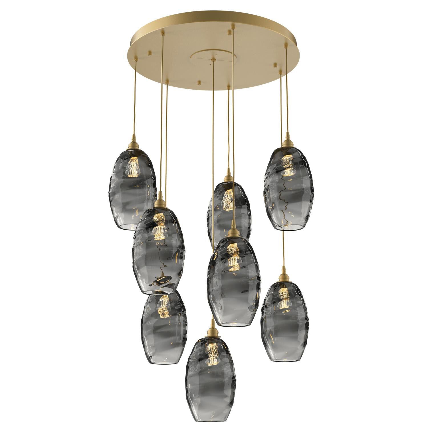 Ellisse Multi Light Pendant by Hammerton Studio