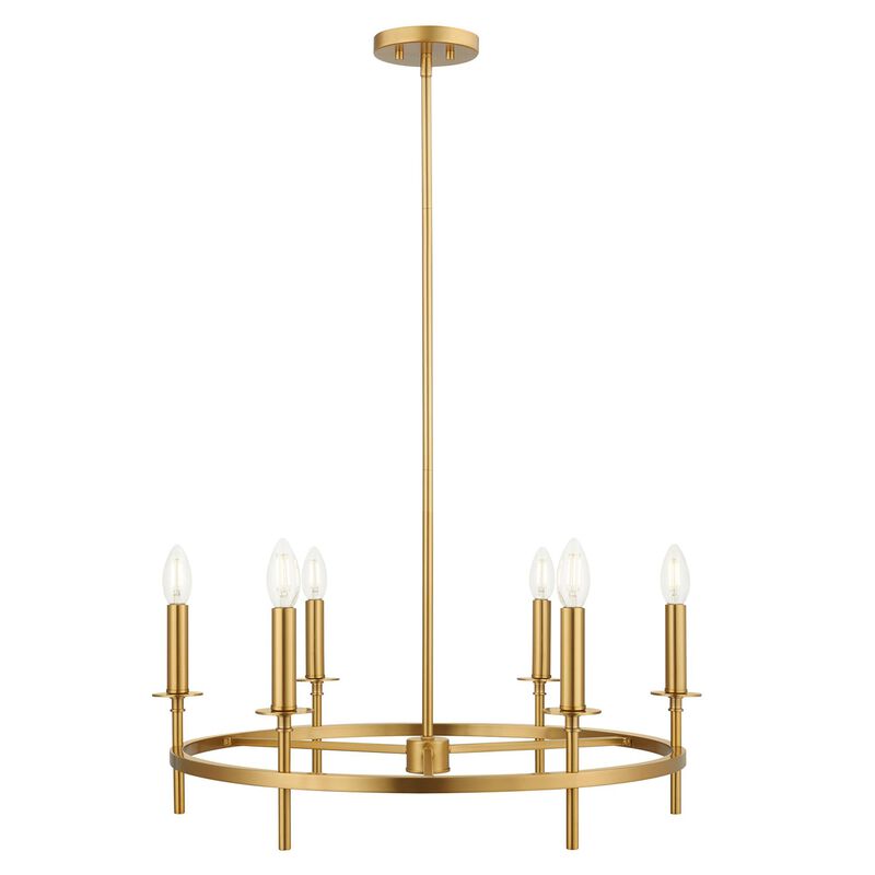 25 Inch Chandelier by Meridian Lighting