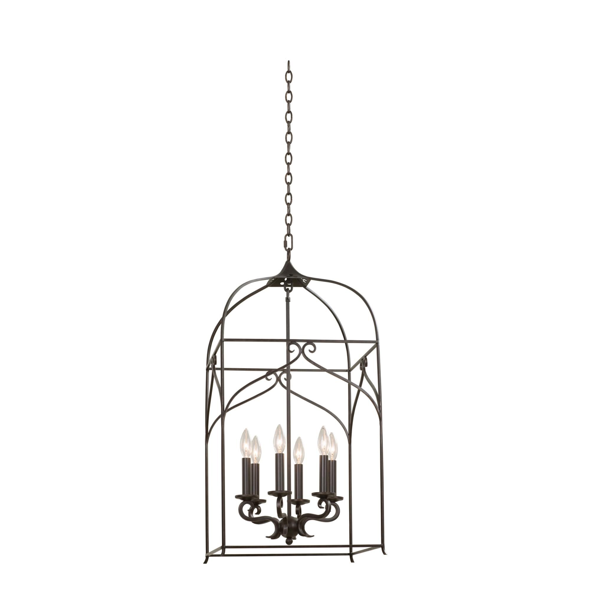 Somers 16 Inch Cage Pendant by Kalco Lighting