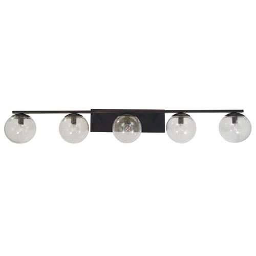 Shown with Clear Seedy Glass Globe shade