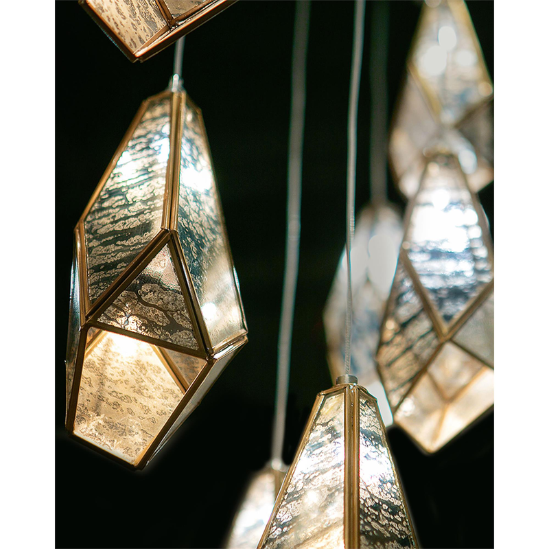 Glace 36 Light Multi Light Pendant by Currey & Company