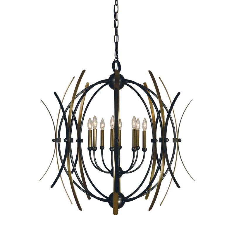 Monique 36 Inch Chandelier by Framburg