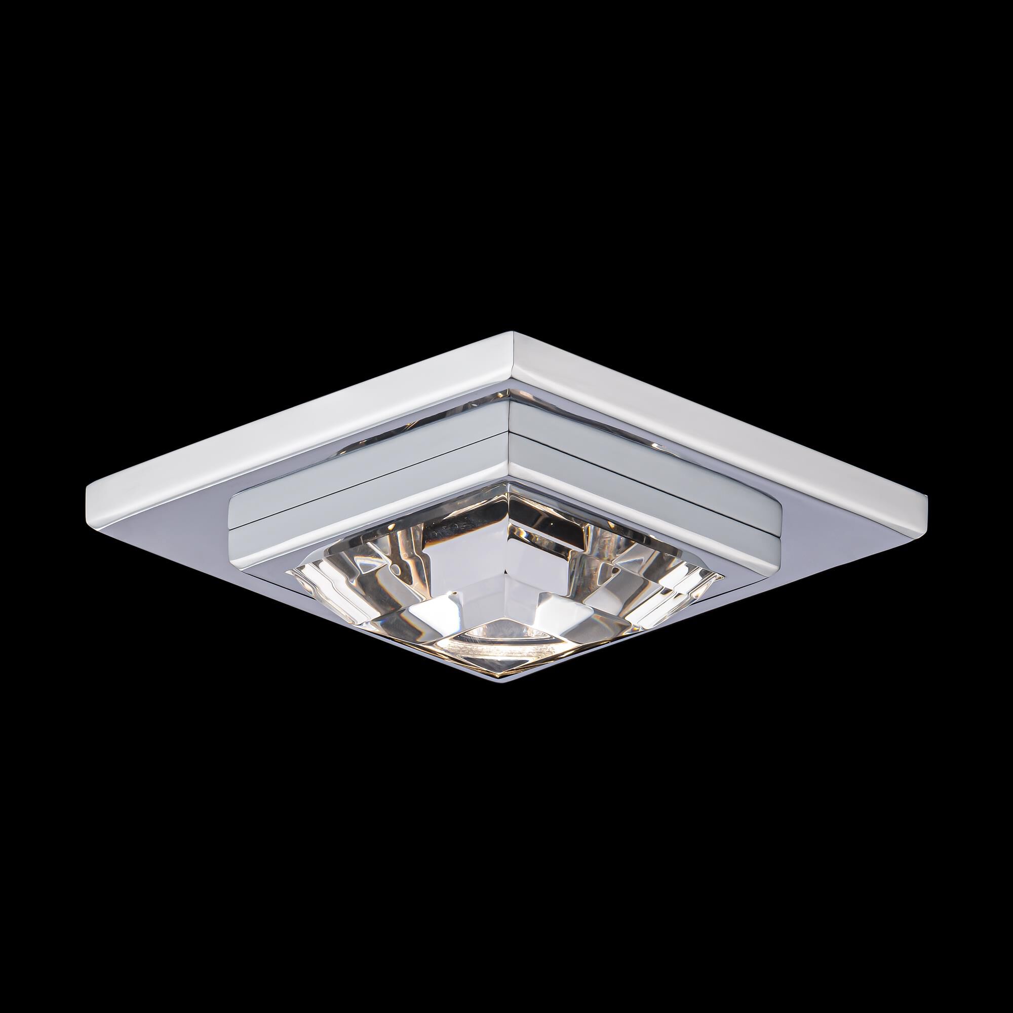 Shown in Polished Chrome finish and Clear Radiance Crystal glass